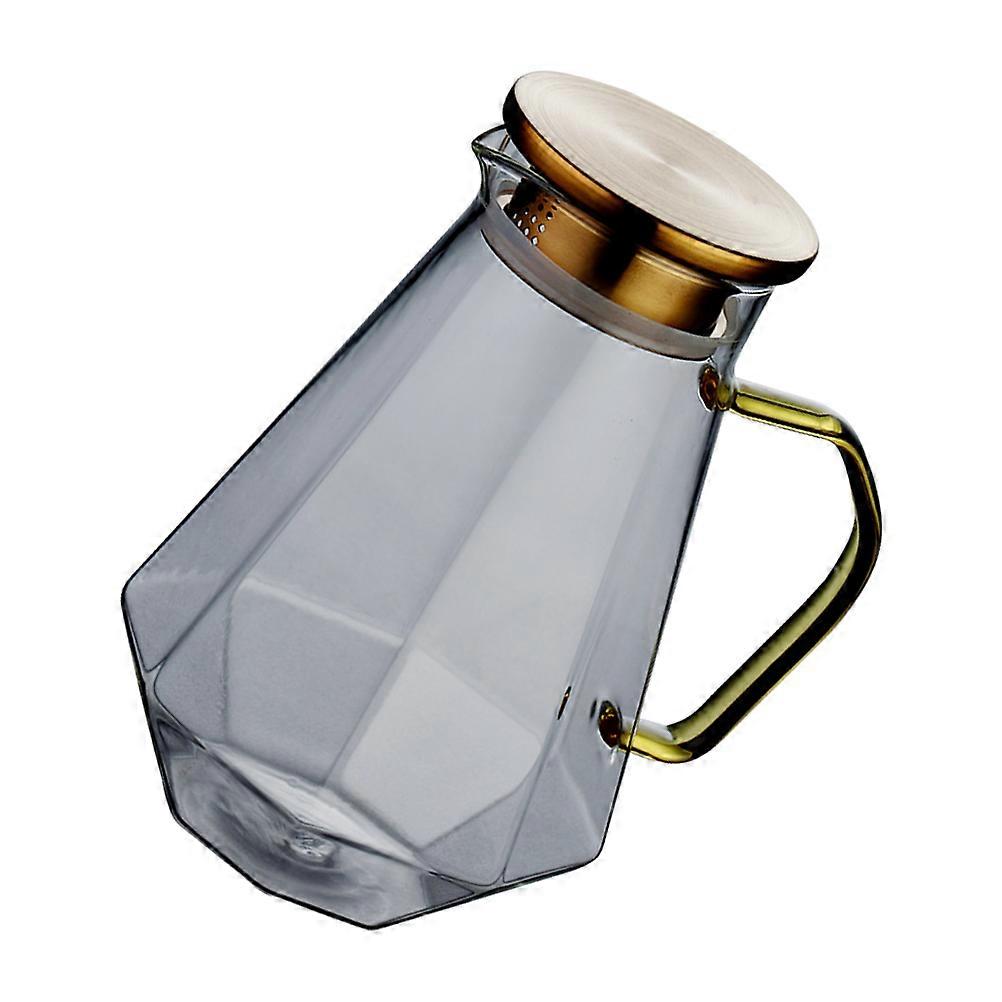 Glass Pitcher Clear Water Pitcher for Cooling Tea 3Pcs Set