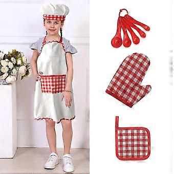 Conjunto de cozinha para brincadeiras de faz de conta infantil com avental divertido para aventuras na cozinha e brincadeiras de faz de conta