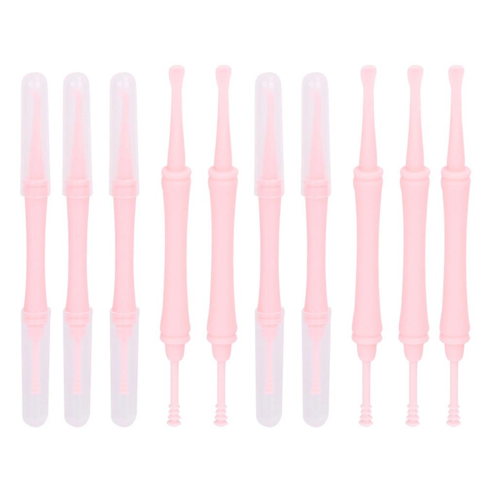 Spiral Ear Scoop Efficient Ear Stick Massaging Ear Wax Picker Random Color For Individuals Hospitals Doctor Offices 10Pack