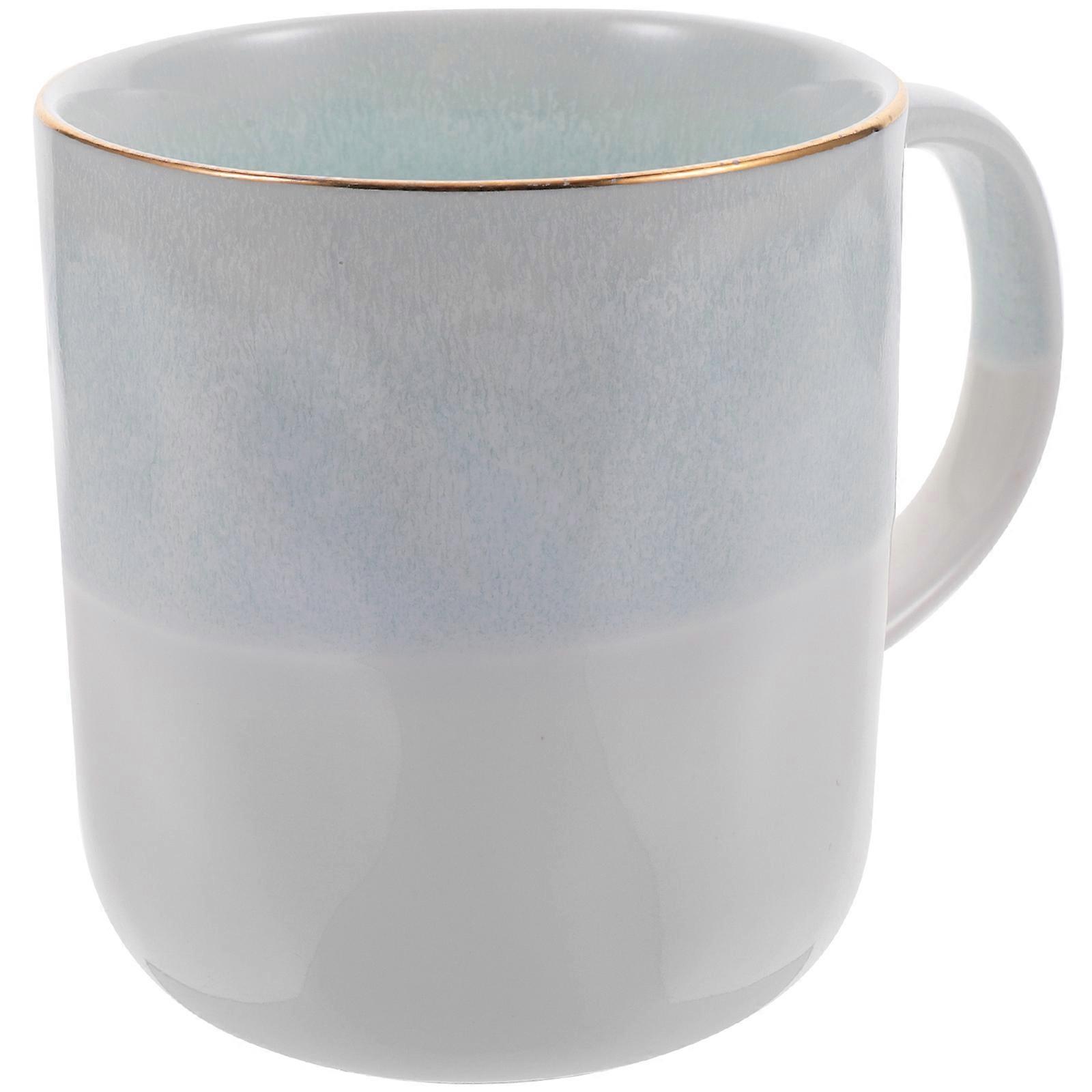 Delicate 3Pcs Ceramic Milk Cup Set Ideal For Coffee Shops Designed For Storing Beverages In Irregular Shape