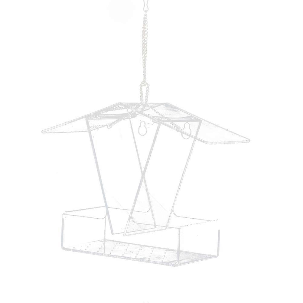 Feeder Acrylic Suspension for Automatic Feeding 2Pcs Outdoor Use