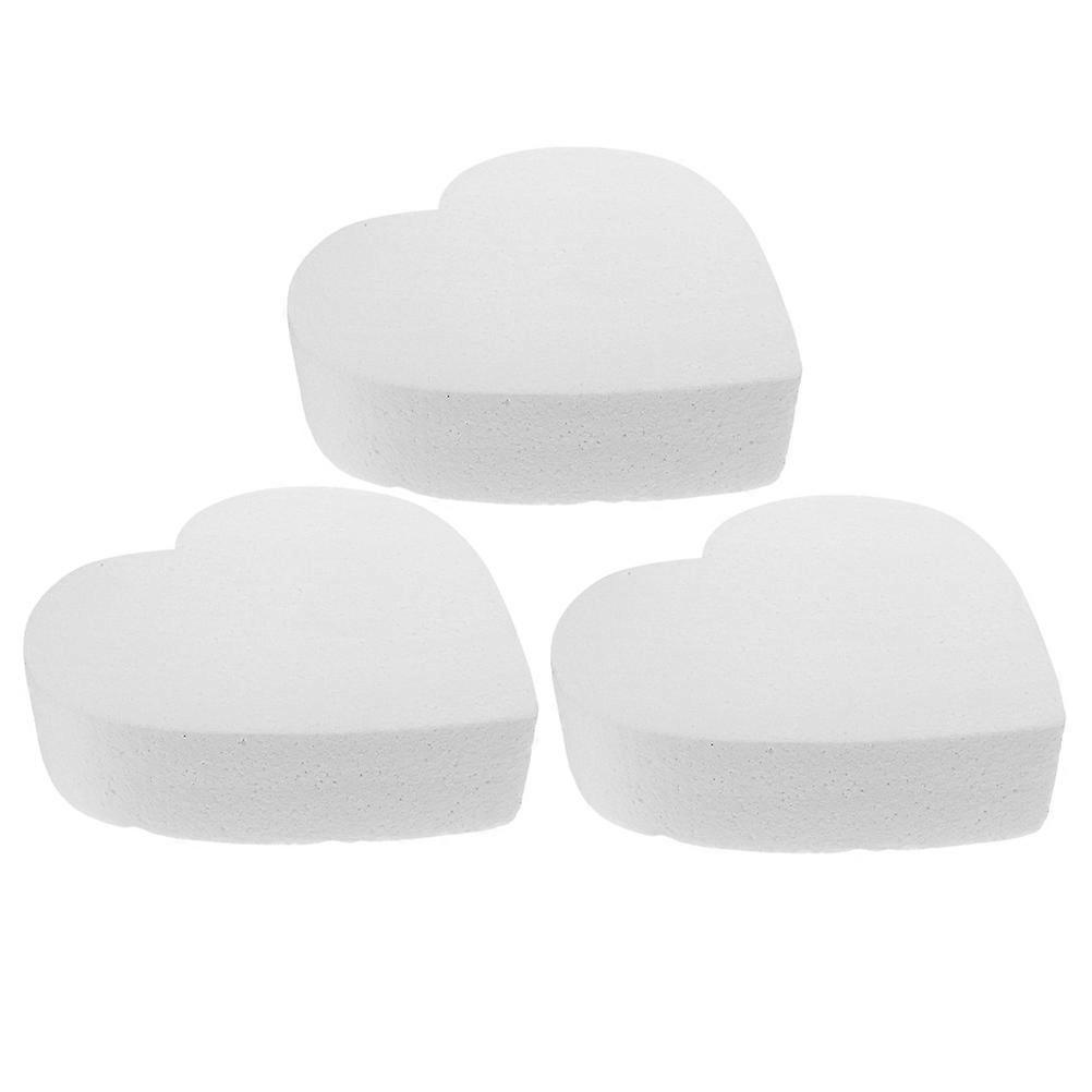 Foam Heart Cake Models for Decorating 6 Pcs Ideal for Wedding Decoration and Cake Display