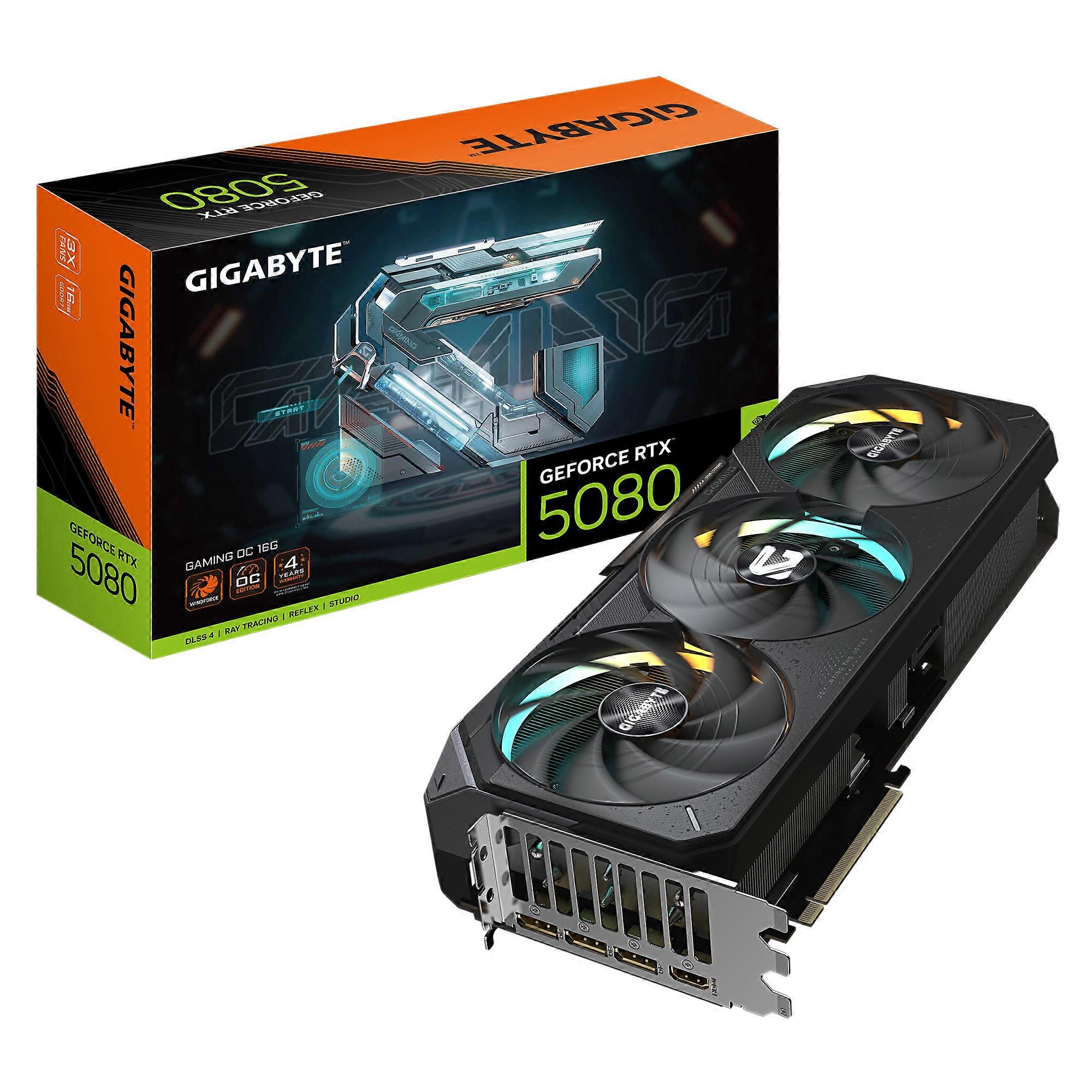 Gigabyte Nvidia Geforce Rtx 5080 Gaming Oc 16g Graphics Card