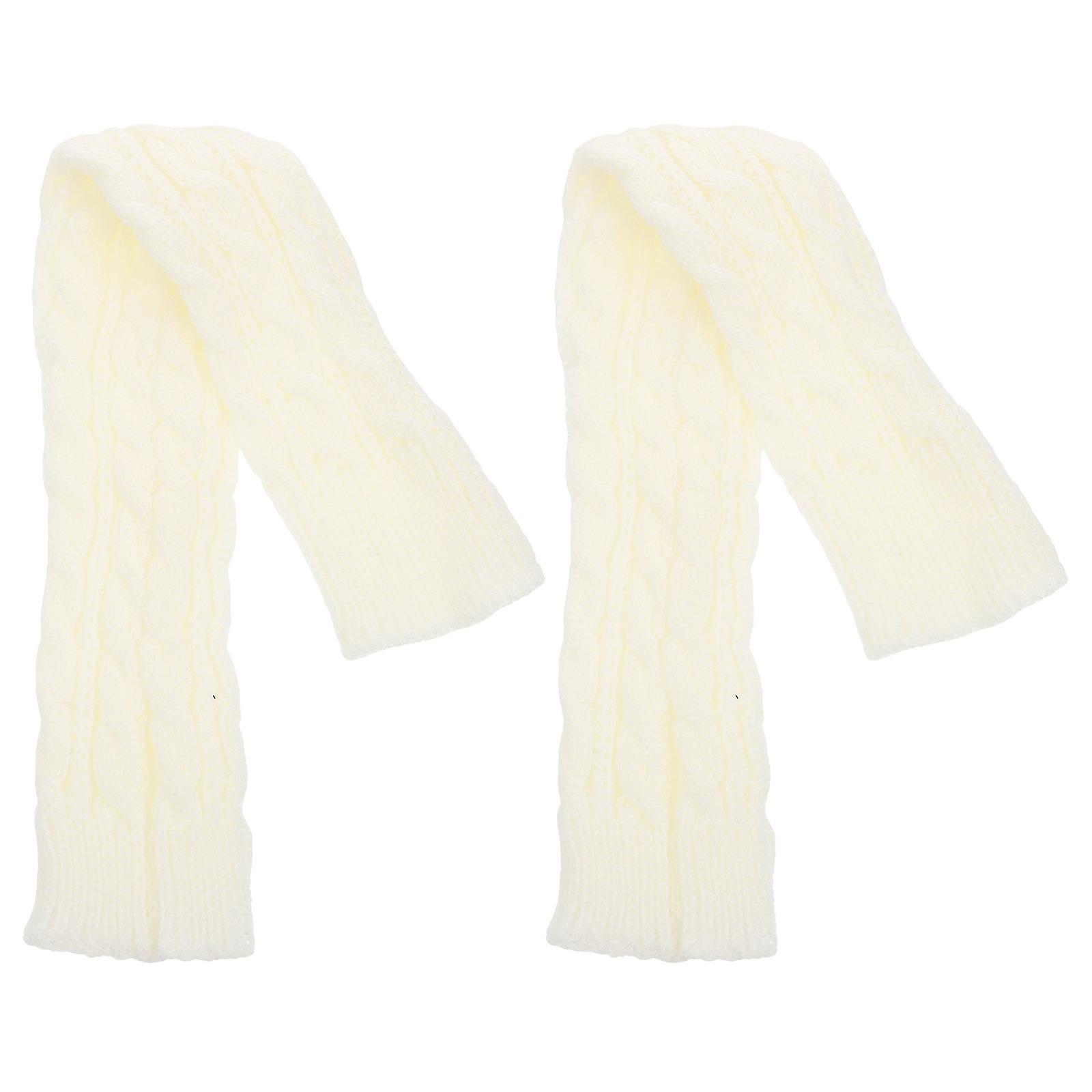 Practical Warm Knitted Sleeves for Winter 1Pair Arm Sleeves