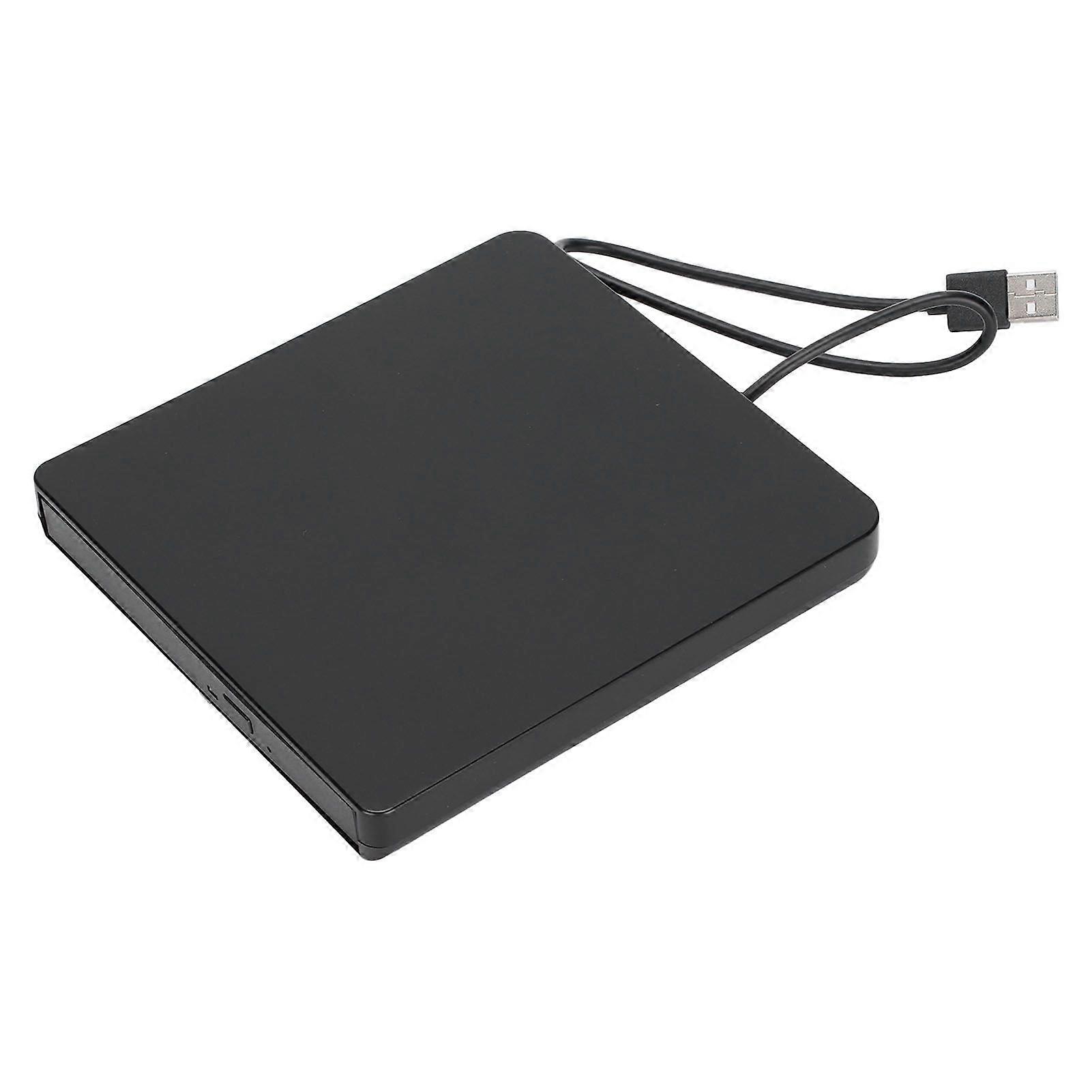 External DVD Drive USB2.0 Portable DVD Player for Windows XP/ Wind10/ Vista/7/Linux/OS XBlack