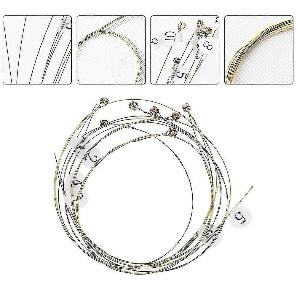 Exquisite 10 Pcs Lyre Changing String Lyre Accessories Metal Lyre String Useful Lyre Strings