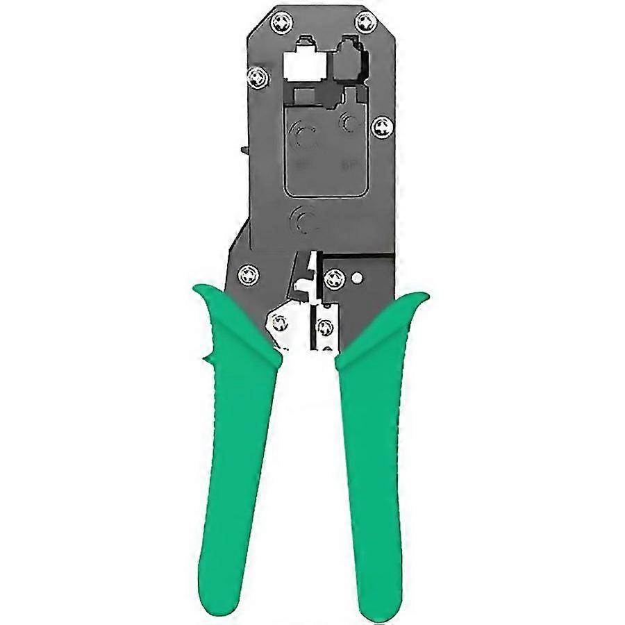 For 8p8c Handle Networking Crimper Pliers Toolgreen