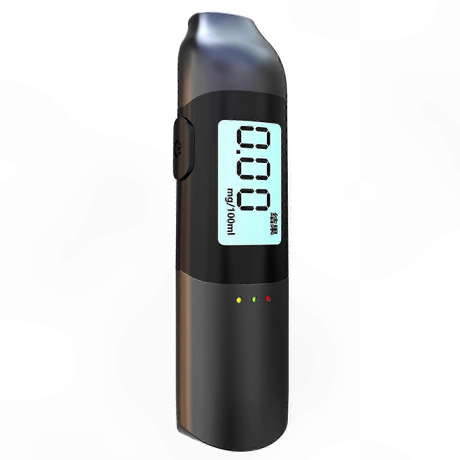 High-Precision Portable Breathalyzer with LCD Display for Personal and Home Use