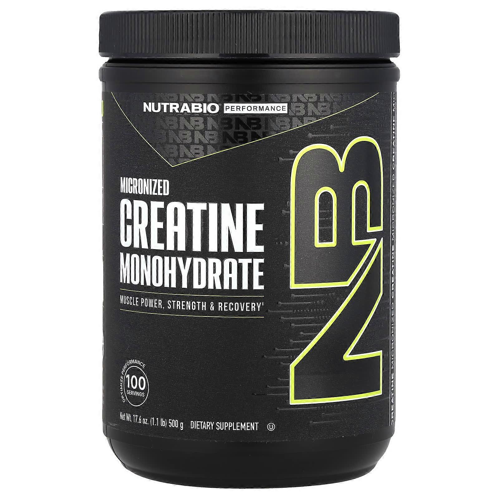 Performance, Micronized Creatine Monohydrate, 1.1 lbs (500 g)