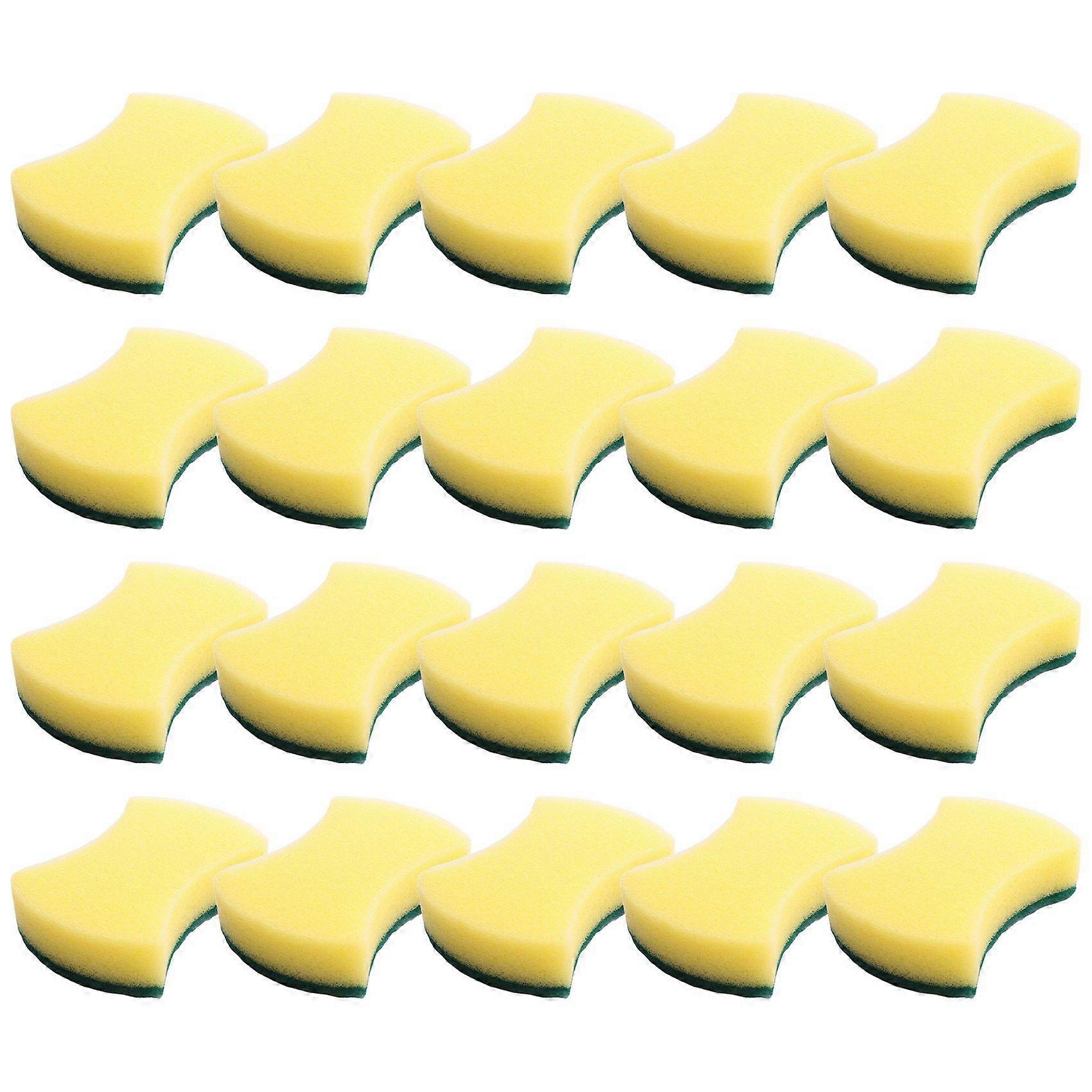 40 PCS Cleaning Scrub Sponge for Kitchen Tableware Bathroom Car Wash Scrub Sponge Pad