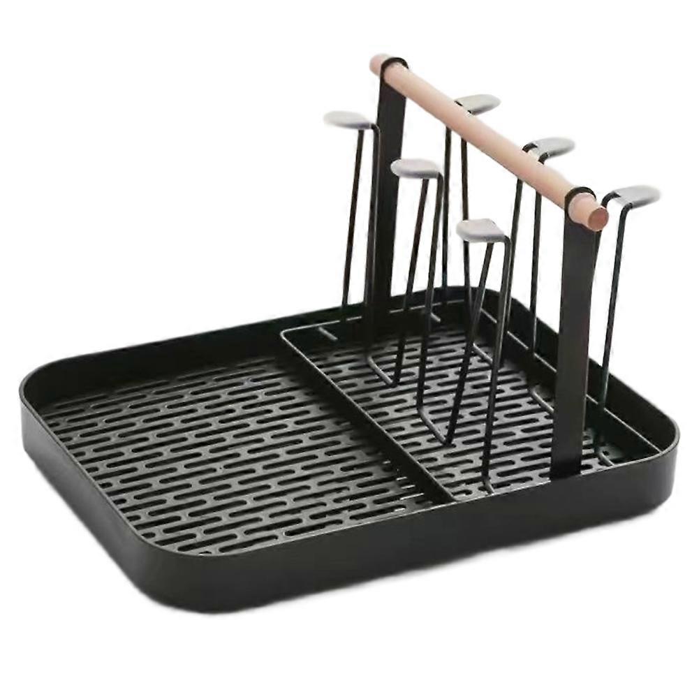 High Quality Cup Drying Rack Space-Saving with Drain Tray Mug Organizer Shelf Standing Type Bottle Holder