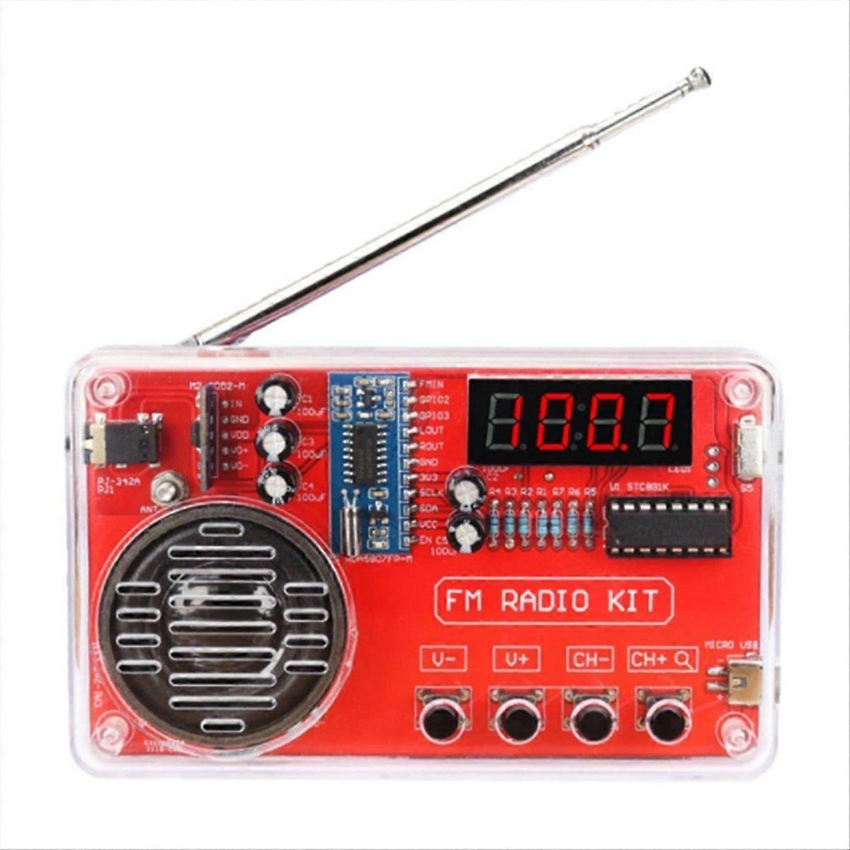 FM Radio DIY Kit Electronic Assembly Soldering Practice Kit