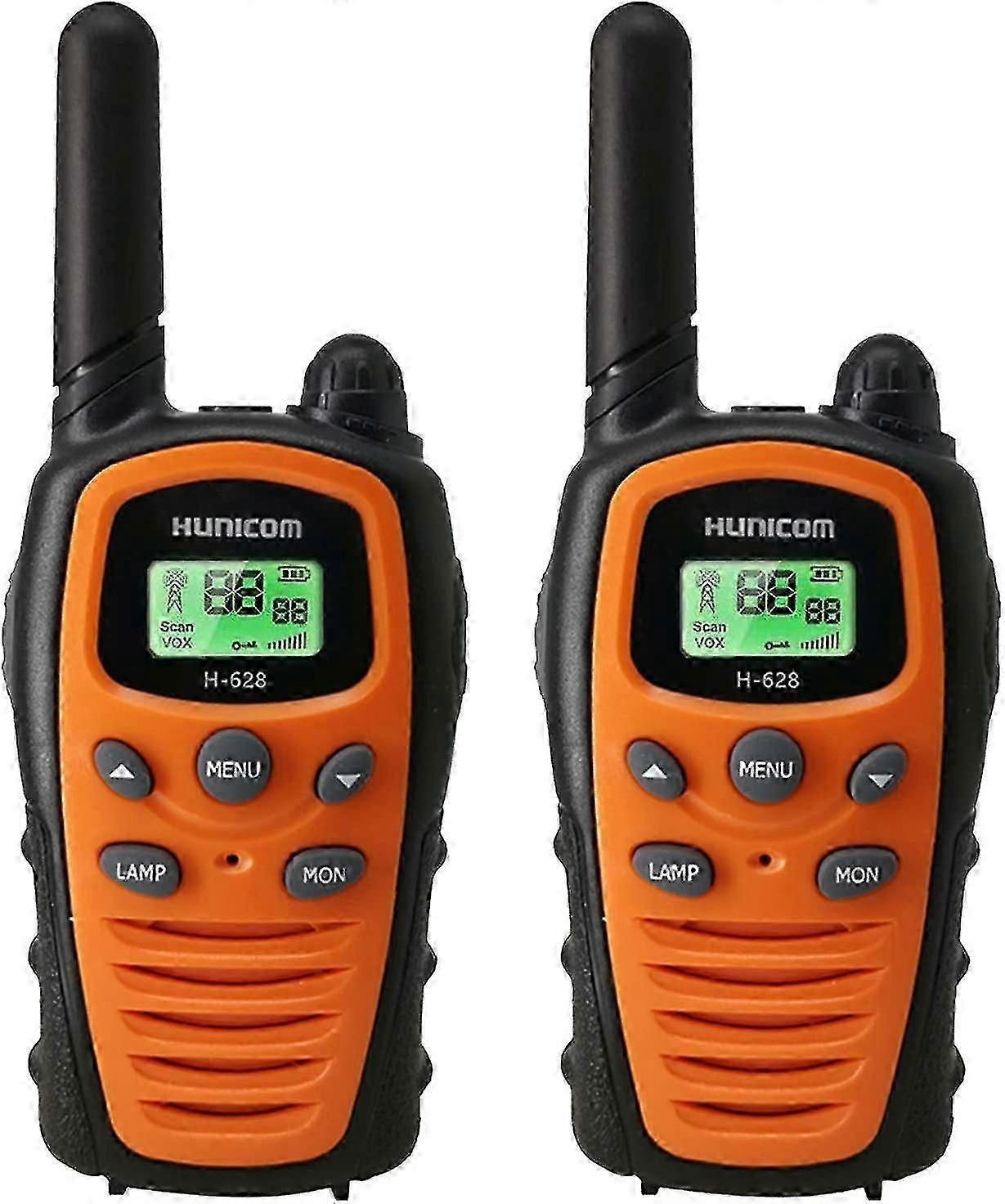 Walkie Talkies für Erwachsene Zwei-Wege-Funkgeräte mit großer Reichweite - Pmr Walky Talky Vox Hand Free 5km mit Taschenlampe Lcd Backit TW