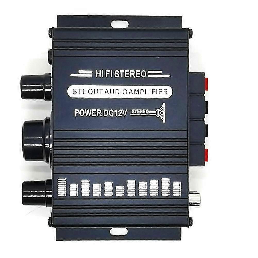 Mini Stereo Amplifier Dc12V Dual Channel Hi-Fi Audio Player