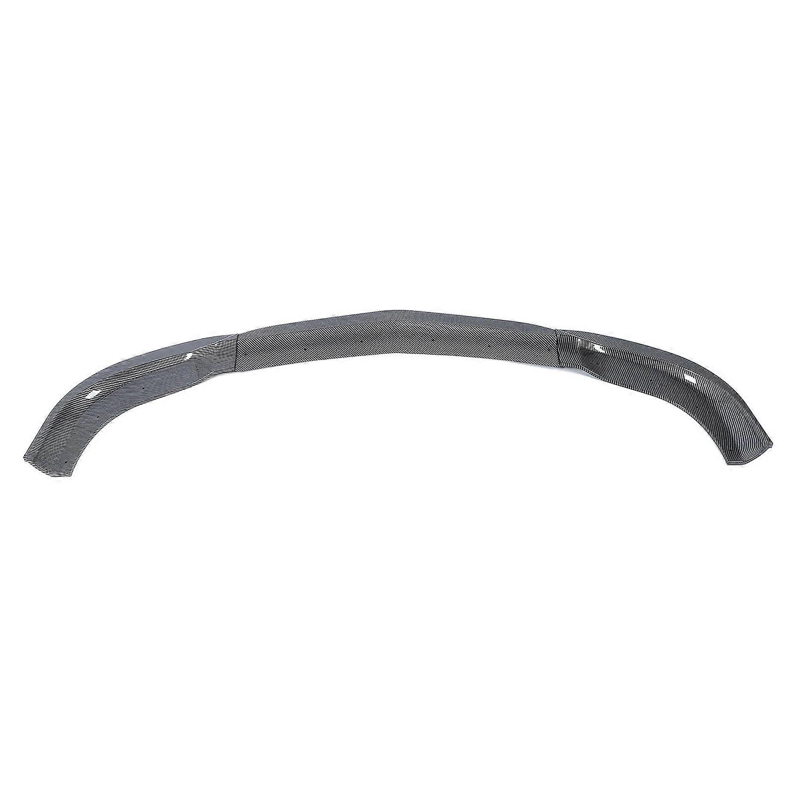 3Pcs Front Bumper Lip Spoiler Splitter Sporty Look Front Lip Spoiler Splitter Protector for C-Class W204 Pre-Facelift C63 AMG 2007 to 2010 Carbon Fib