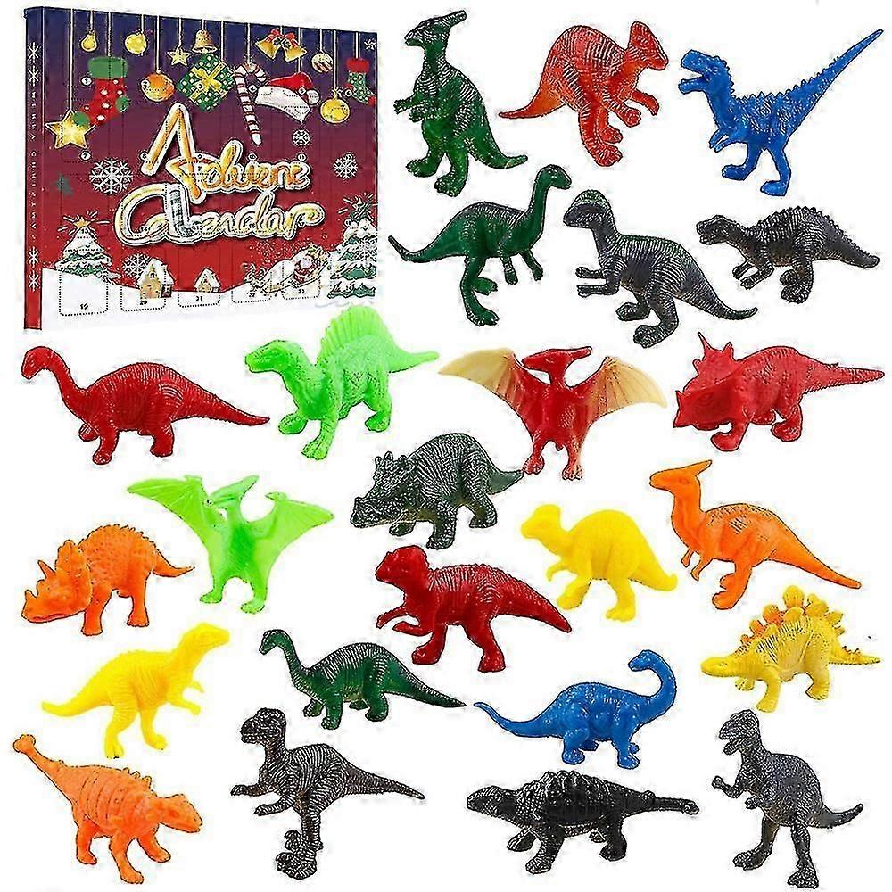 Christmas Advent Calendar 2023 Blind Box Contains 24 Different Dinosaurs Surprise Countdown Dino Toy Xmas Giftchrui1237
