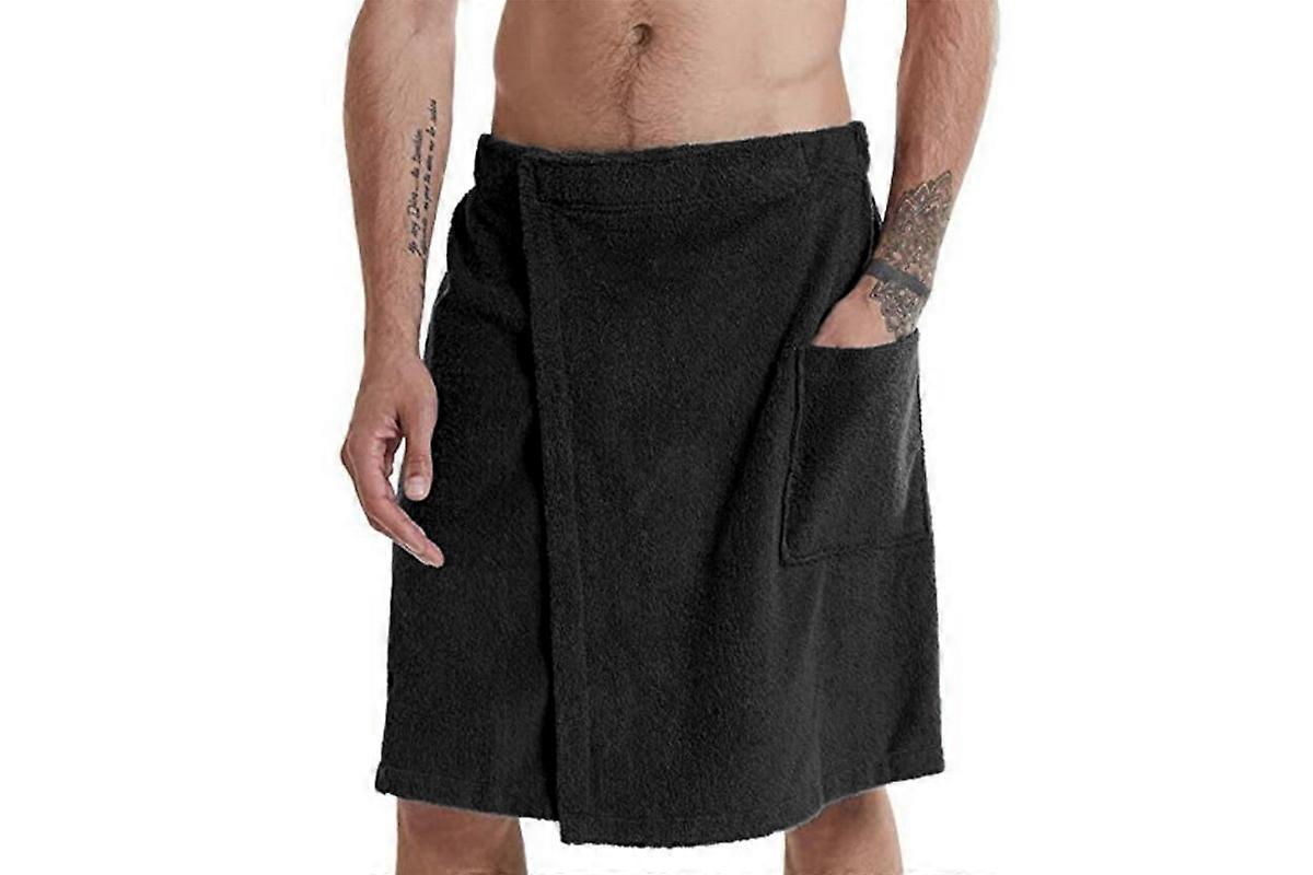 Men's Soft Bathrobe Beach Towel Quick Dry Swimwear
