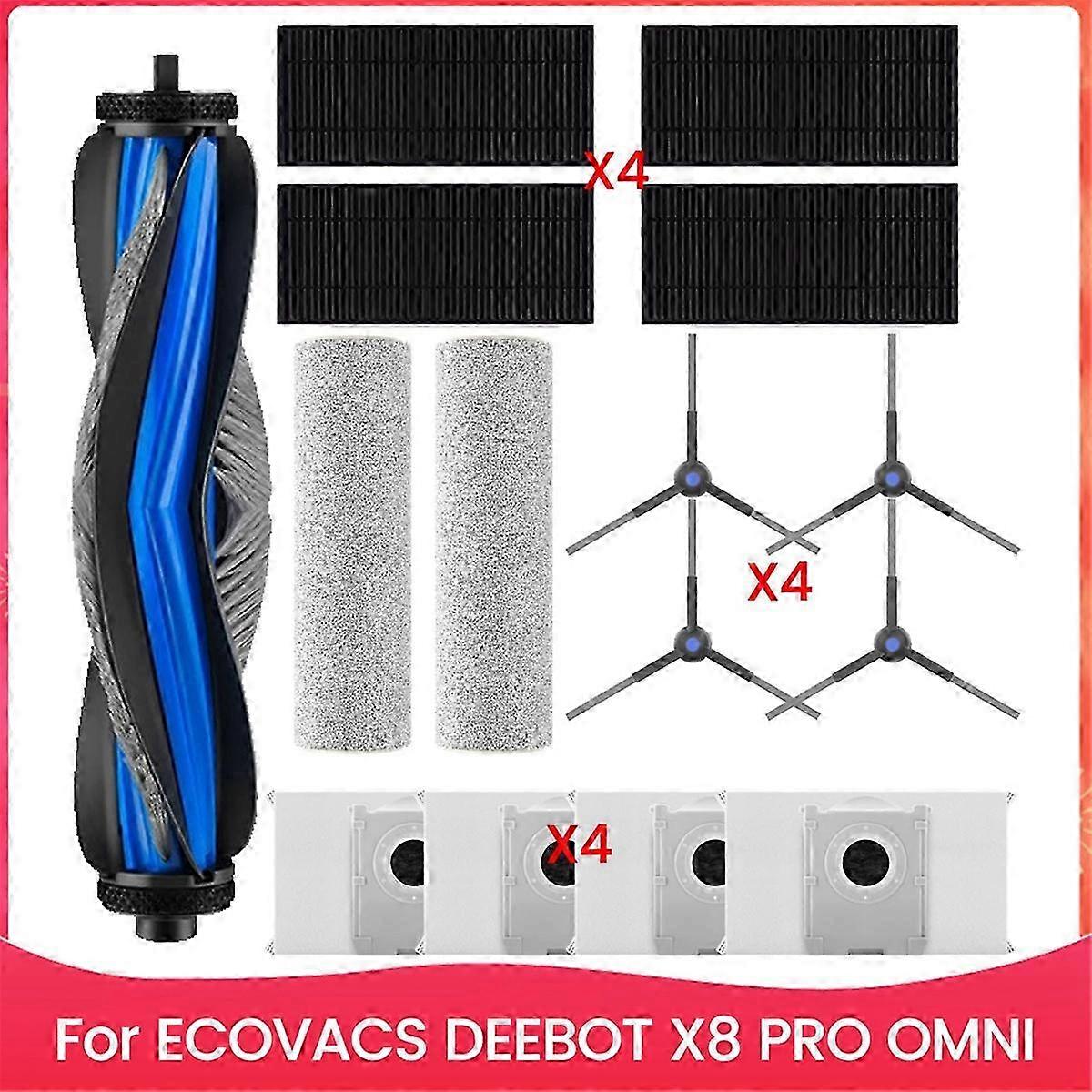 Robotic vacuum main brush for ECOVACS DEEBOT X8 PRO OMNI