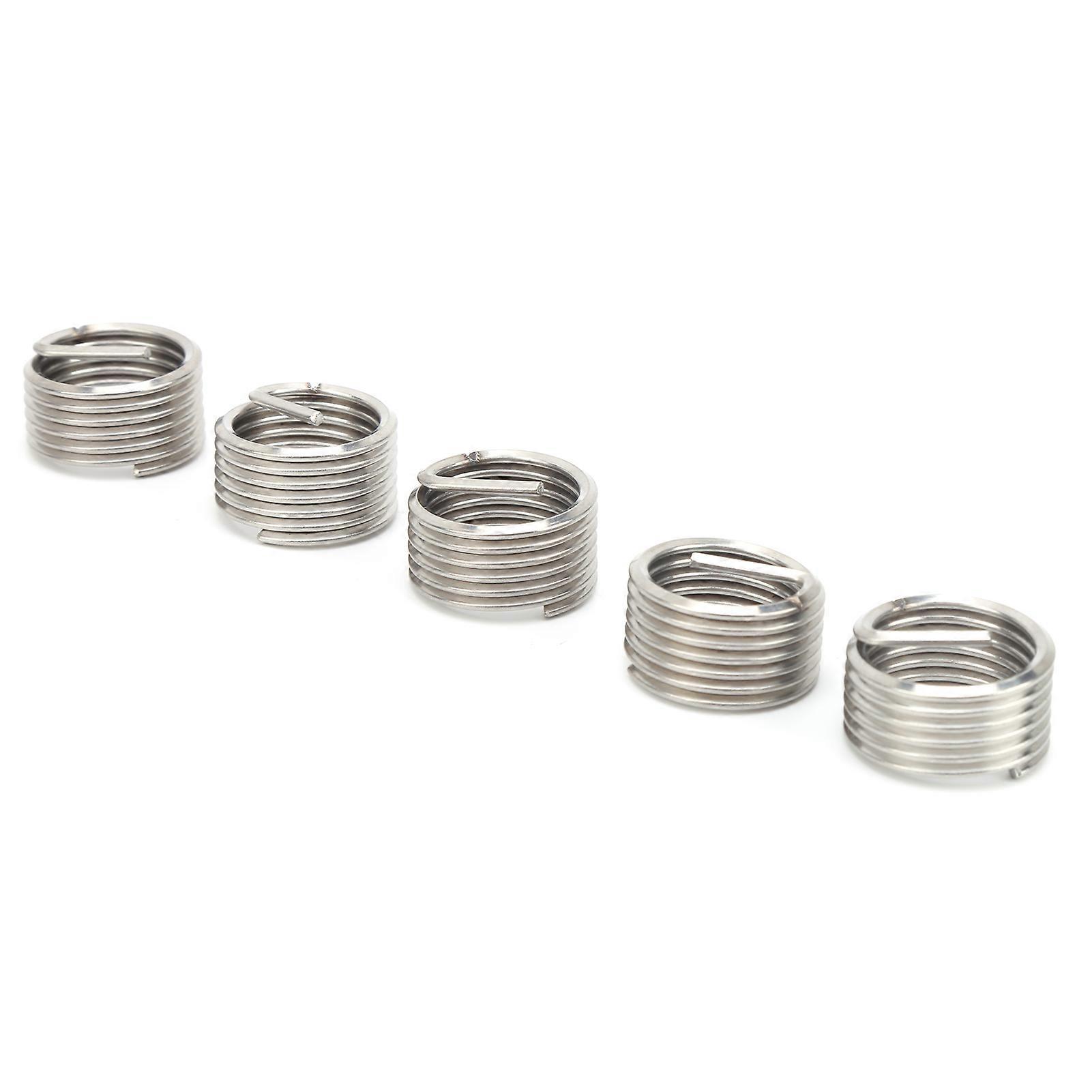5Pcs Wire Thread Insert Threaded Bushing Socket Screw Hole Repair Protection Tool M22x2.5x1D