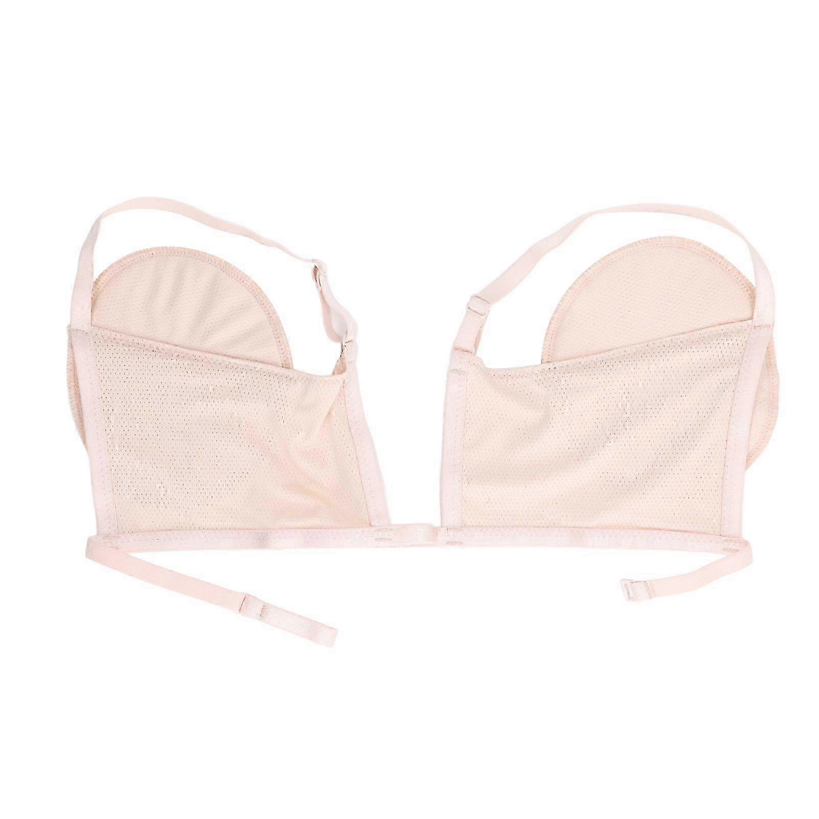 Underarm Sweat Pad Reusable Sweat Absorbent Comfortable Adjustable Armpit Pad Beige