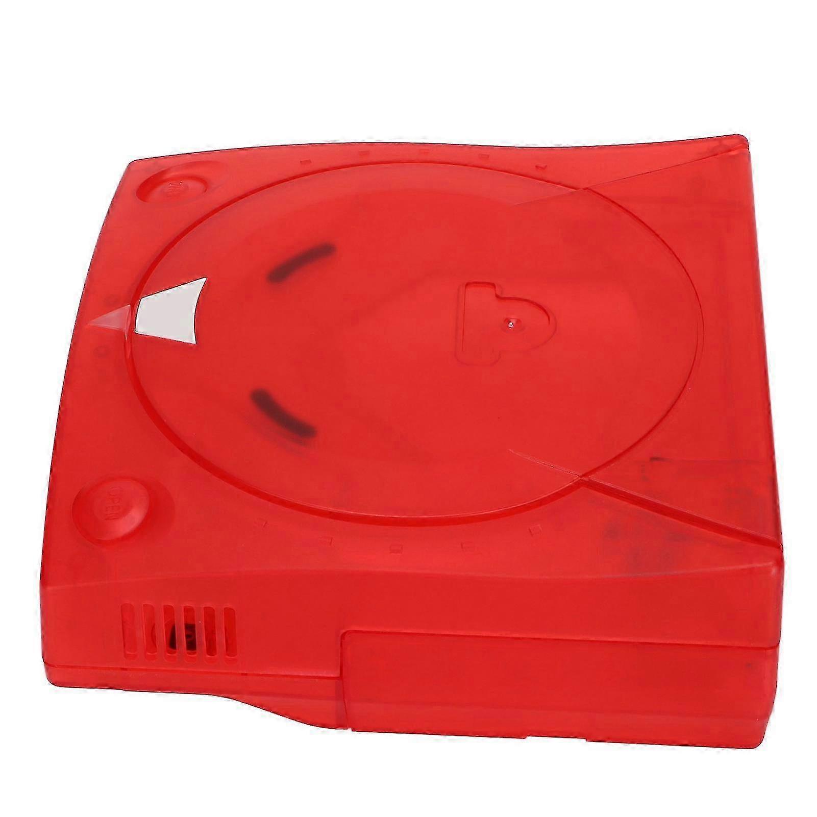 For SEGA Dreamcast DC Translucent Case Retro Video Game Console Protective Housing Shell Translucent Red