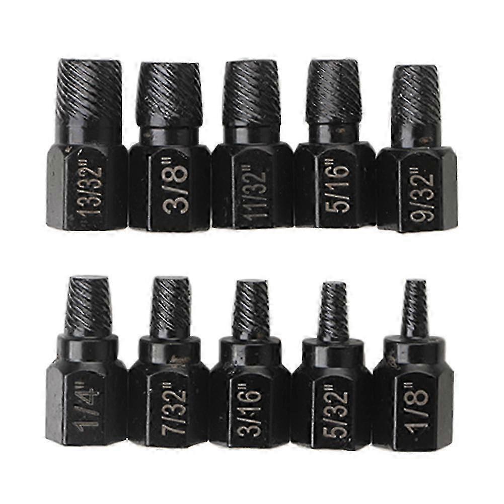 10x Bolt Extractor Set Stripped Damaged Bolt Nut Removal Extractor Socket
