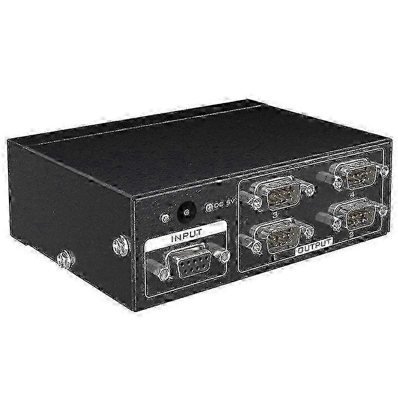 MT-RS104 Active Serial RS232 Splitter 1 to 4 RS232 Bi-Direction Switcher Splitter 4 to 1 with Power 2025