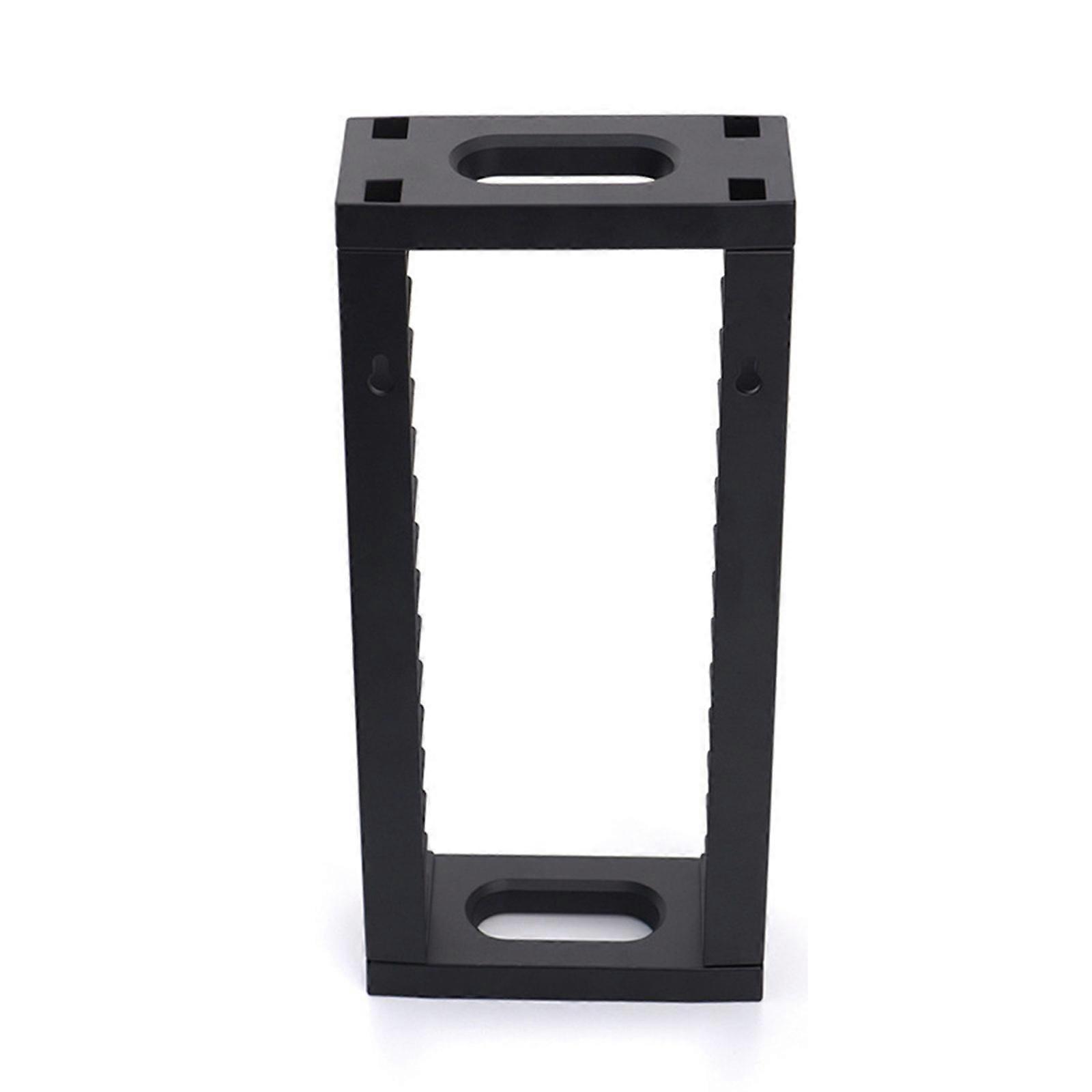 Wall Mounted Vertical Game Disc Holder For Game Card Single Layer ABS Organizers Space Saving Modular Storage Multicolor