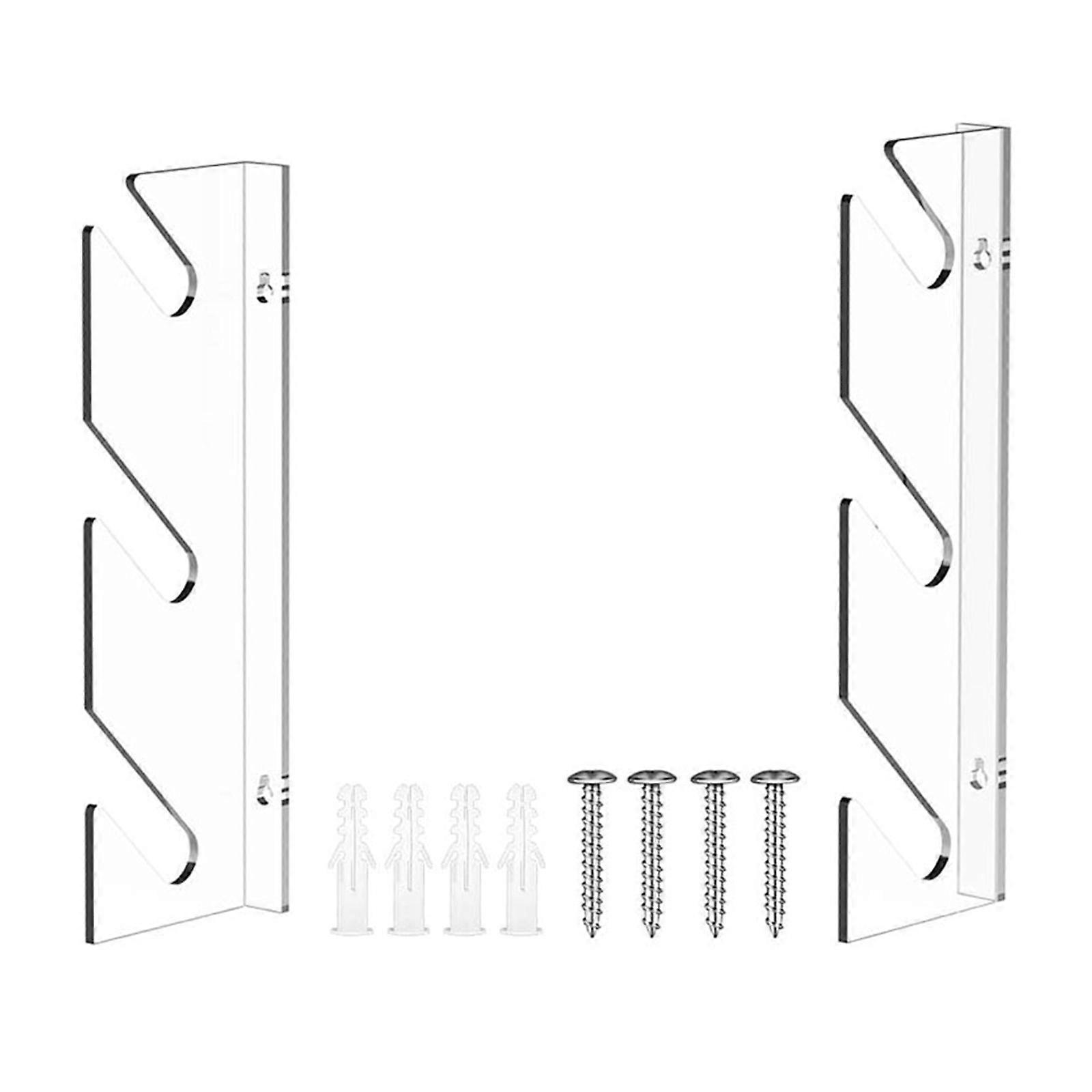 Professional Acrylic Skateboard Hanger Storage Rack 3 Layer Skateboard Display Shelf Wall Mount Bracket Enduring Multicolor