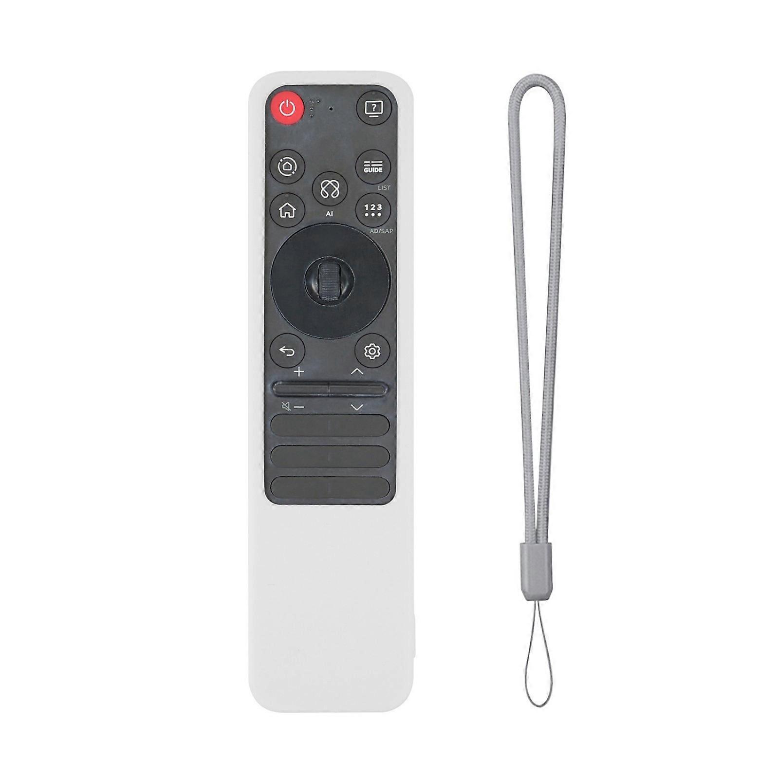 Remote Protectors Reinforced Corners Impact Protections Precise Button Access Remote Control Protective Cover for MR25GA  White