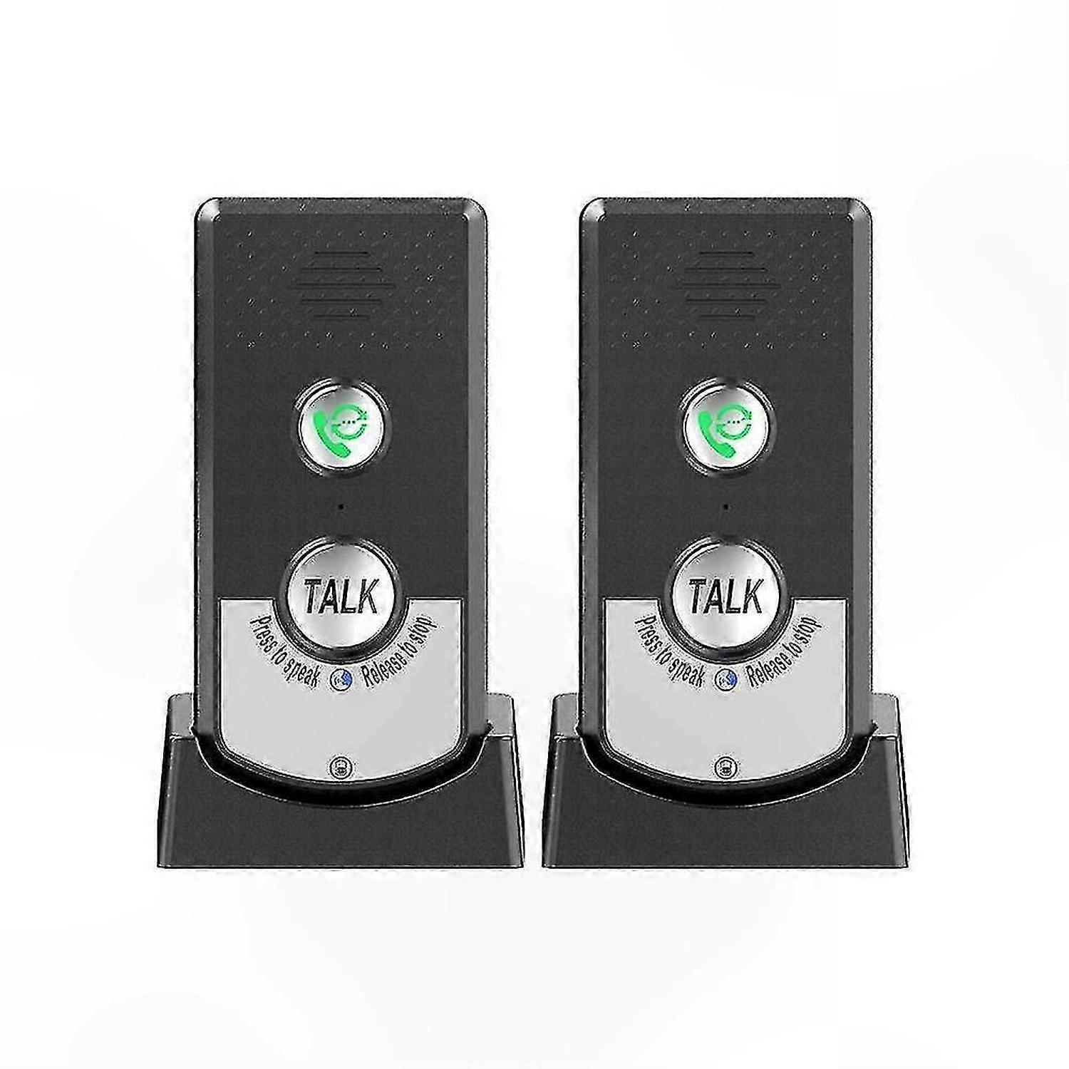 Drahtloses Intercom-System für zu Hause, bidirektionale Sprachkommunikation im 2er-Pack mit Ultra-Long-Range-Portabilität