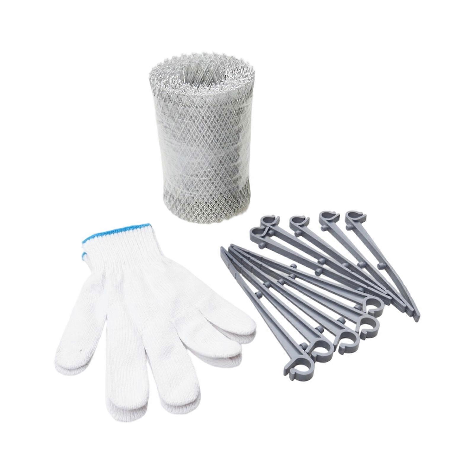 Anti Clogging Gutter Protector Meshing Debris Prevention Designed for Roof Edge Debris Control & Low Maintenance Cleaning Multicolor