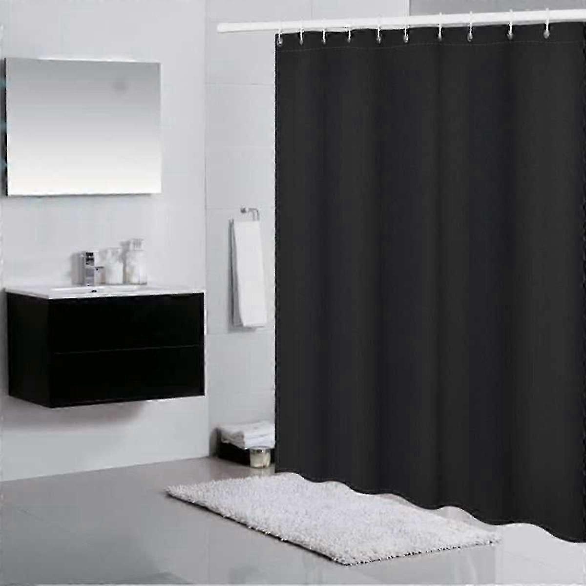 Black shower curtain 80*180