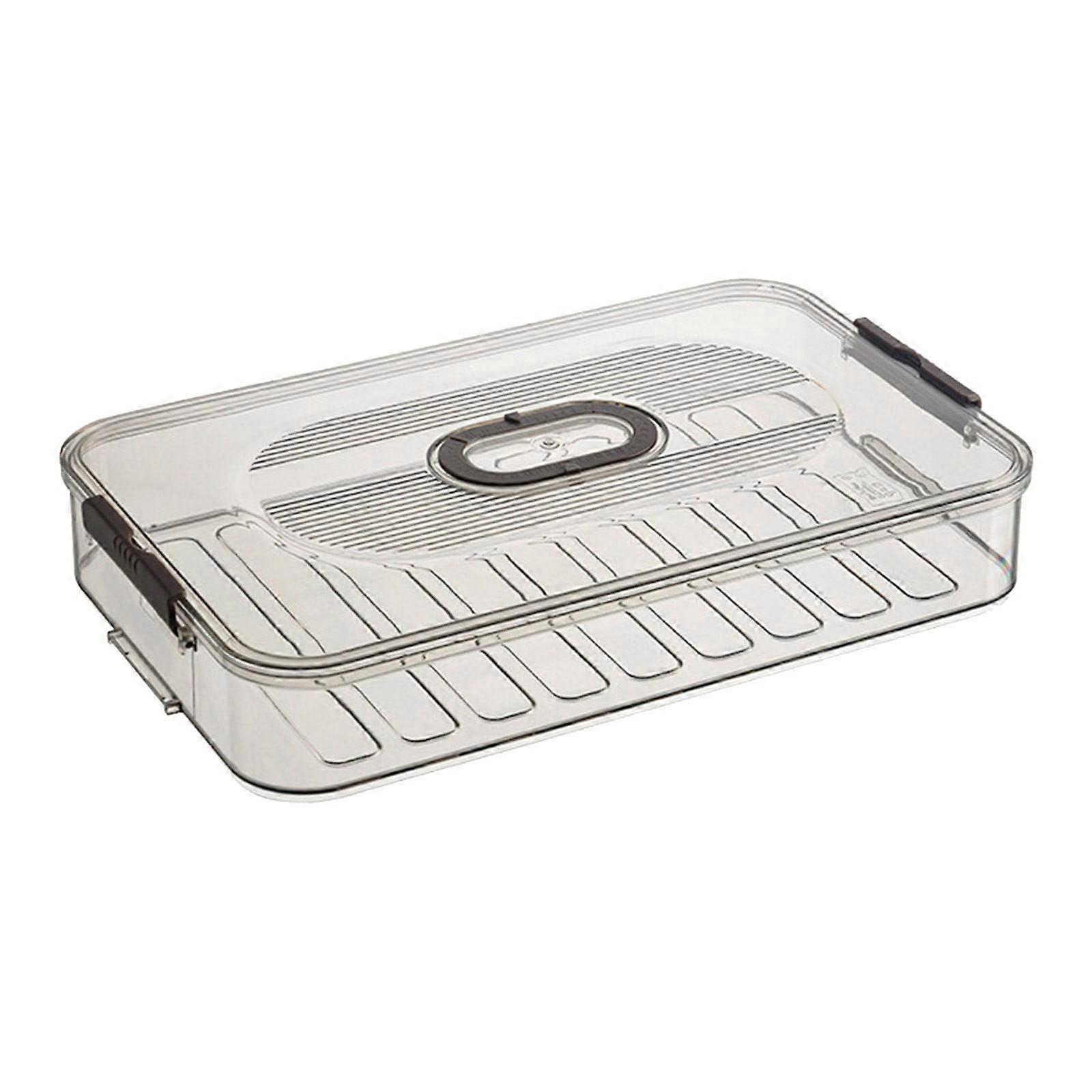 maxiaoxia 3-Layer Meat Container for Fridge, Lunch Food Storage, Reusable Bento Boxes Compatible with Refrigerator Organizing, for Adults & Kids