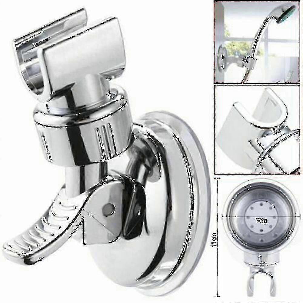 Wall Mounted Suction Bracket Bathroom Shower Head Handset Holder Abs