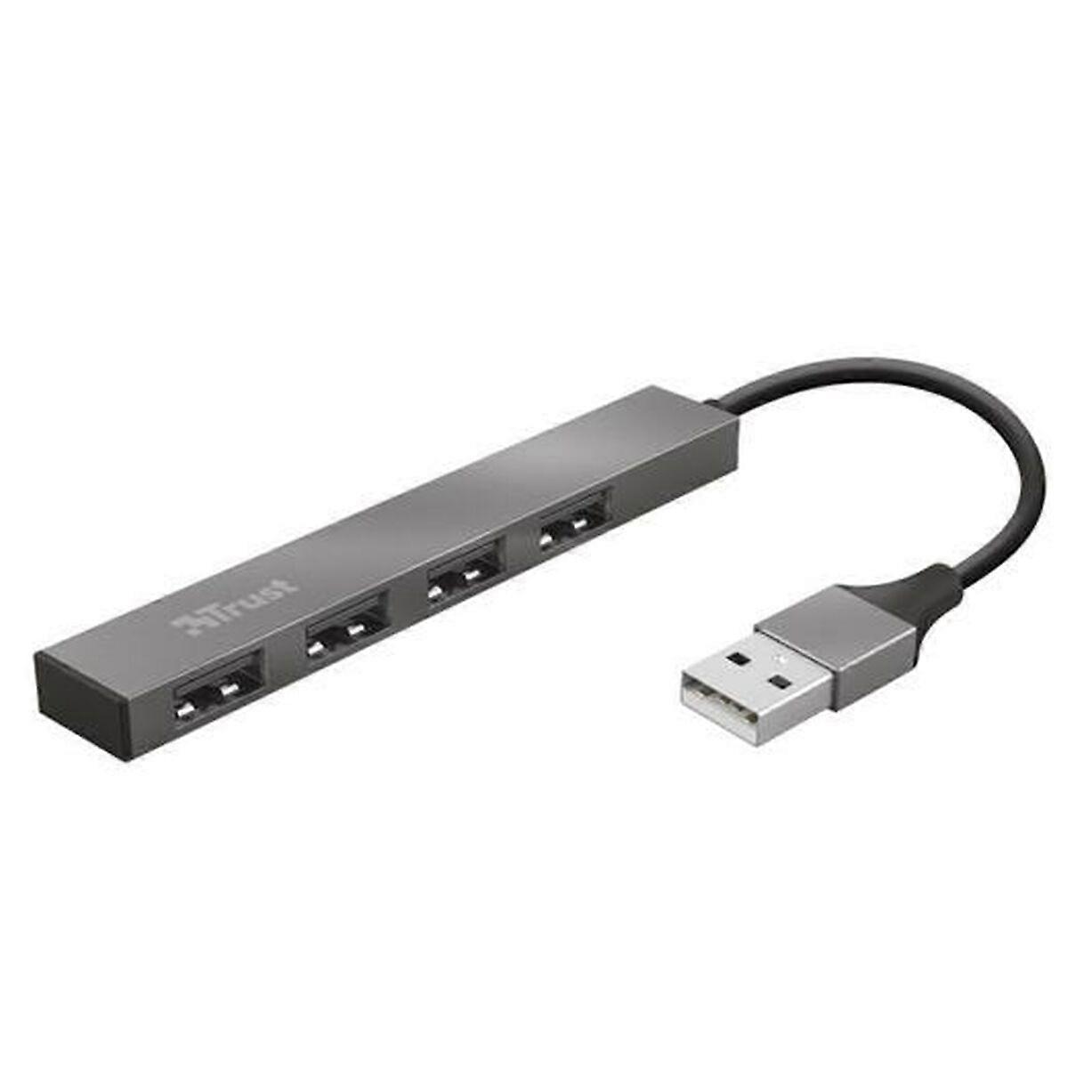 USB Hub Trust 23786 USB x 4 Grijs