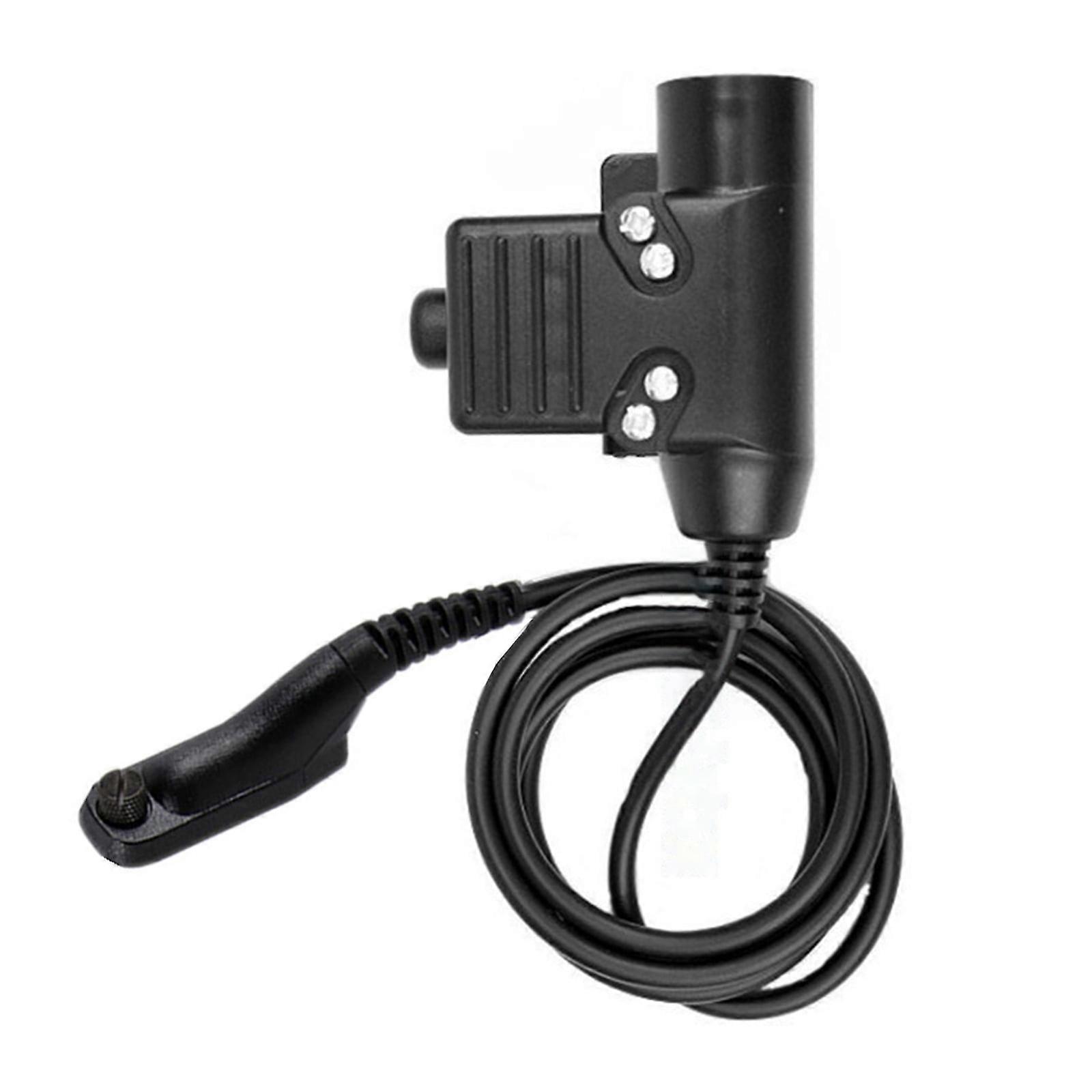 Headset Adapter Hands-Free Talk, Sturdy ABS Shell for Motorola XiR Series Accessory Adapter