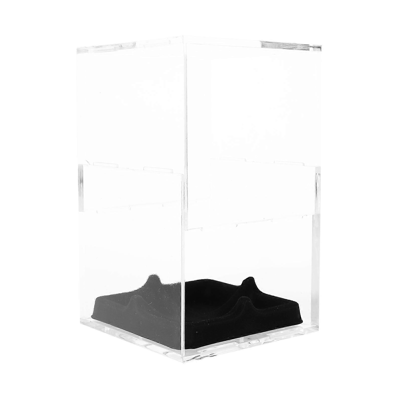 Baseball Displaying Acrylic Box for Displaying 3Sets Transparent Storage Case