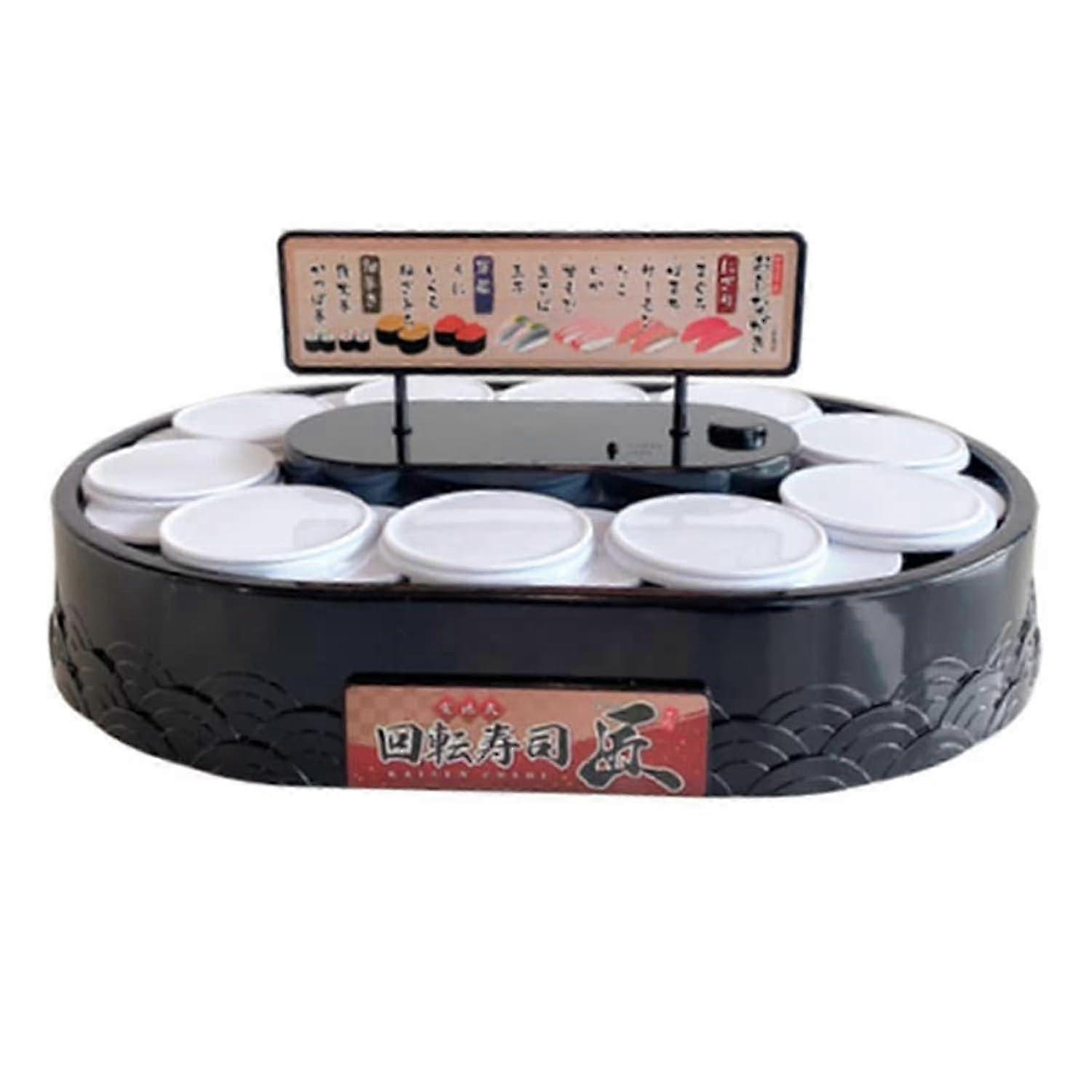 x Rotary Sushi Machine Automatic Rotating for Displaying Macarons and Cupcakes