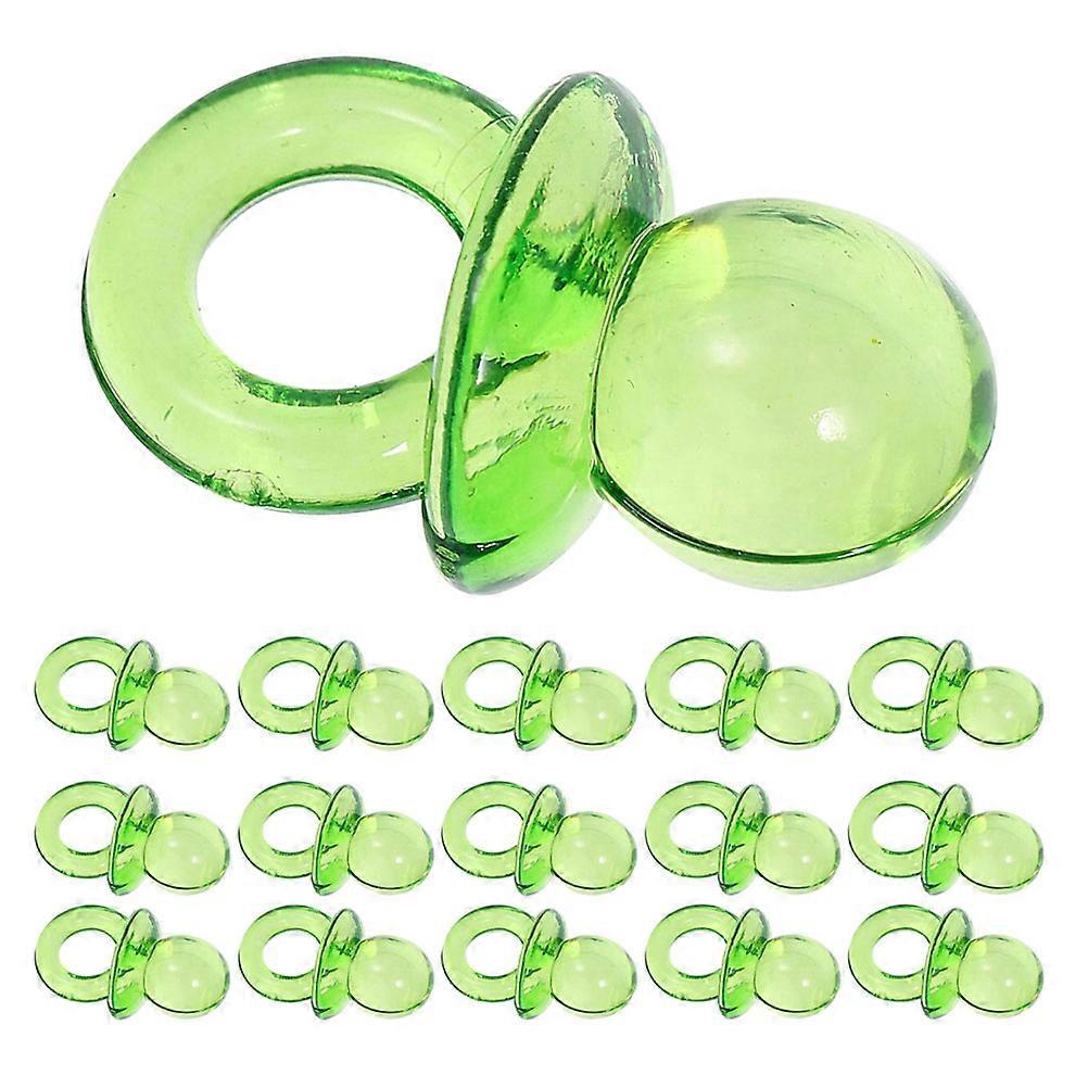 200Pcs Shower Pacifiers Acrylic for DIY Baby Table Decorations