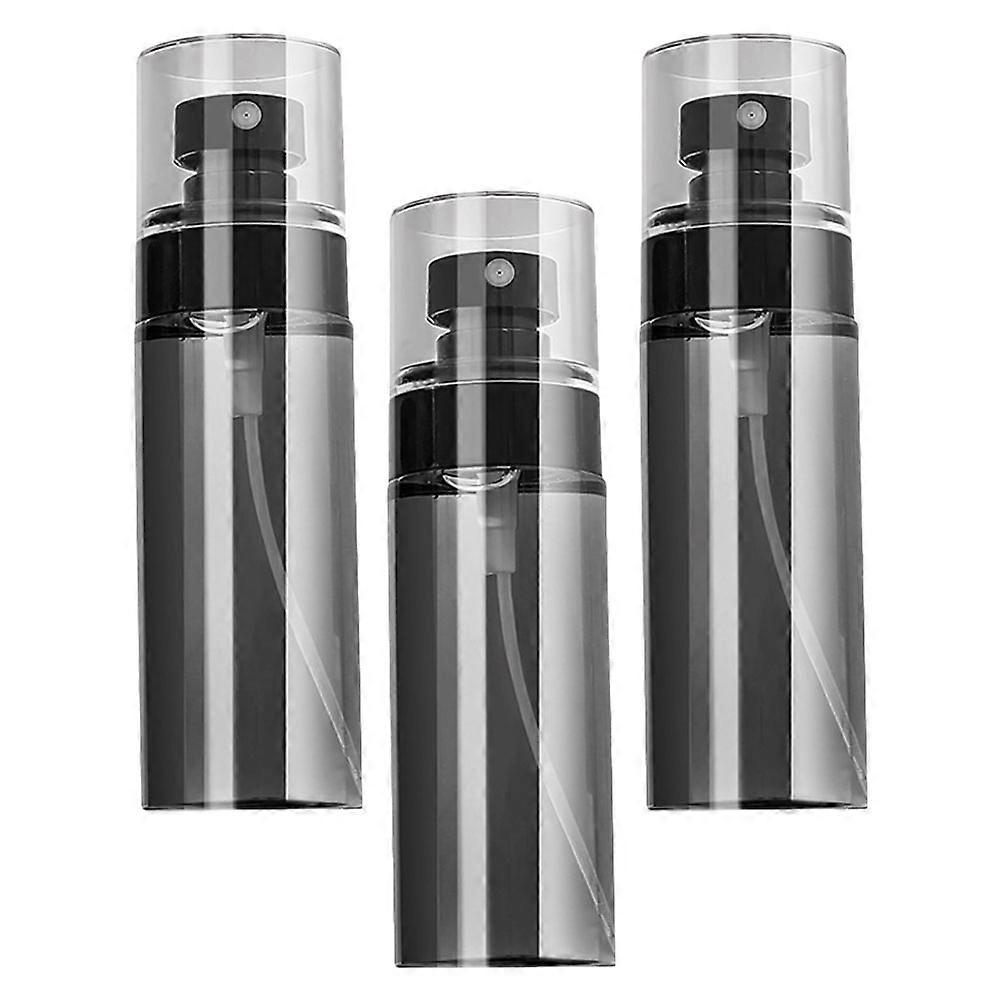 Empty Spray Bottles Travel Liquid Containers for Storage Use 3Pcs Black Pet
