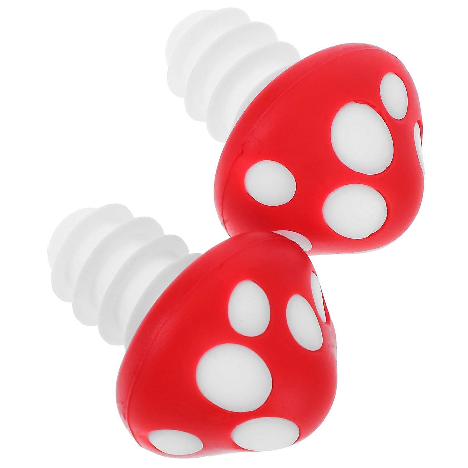 Red Mushroom Silicone for Freshness 2Pcs