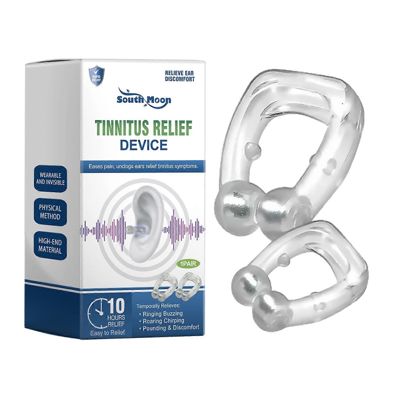 1-6 PZ SOUTH MOON SOB07-A046-1-WH1 1 paio di clip magnetiche per l'orecchio di sollievo dall'acufene Riduzione della pressione dell'orecchio D