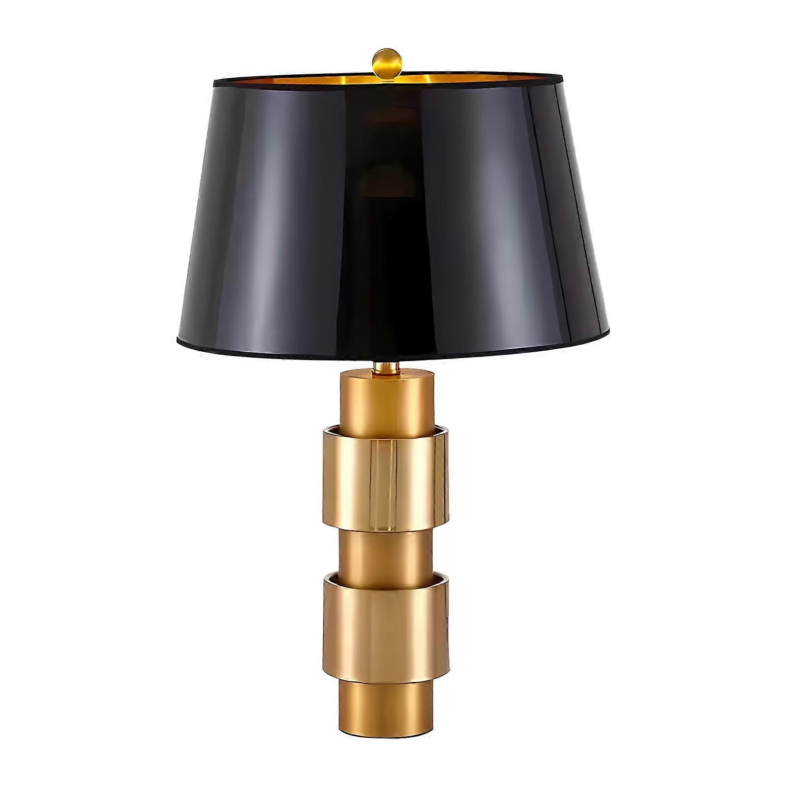 Modern Fabric Shade Desk Lamp with Adjustable Brightness for Bedroom Office Study Reading