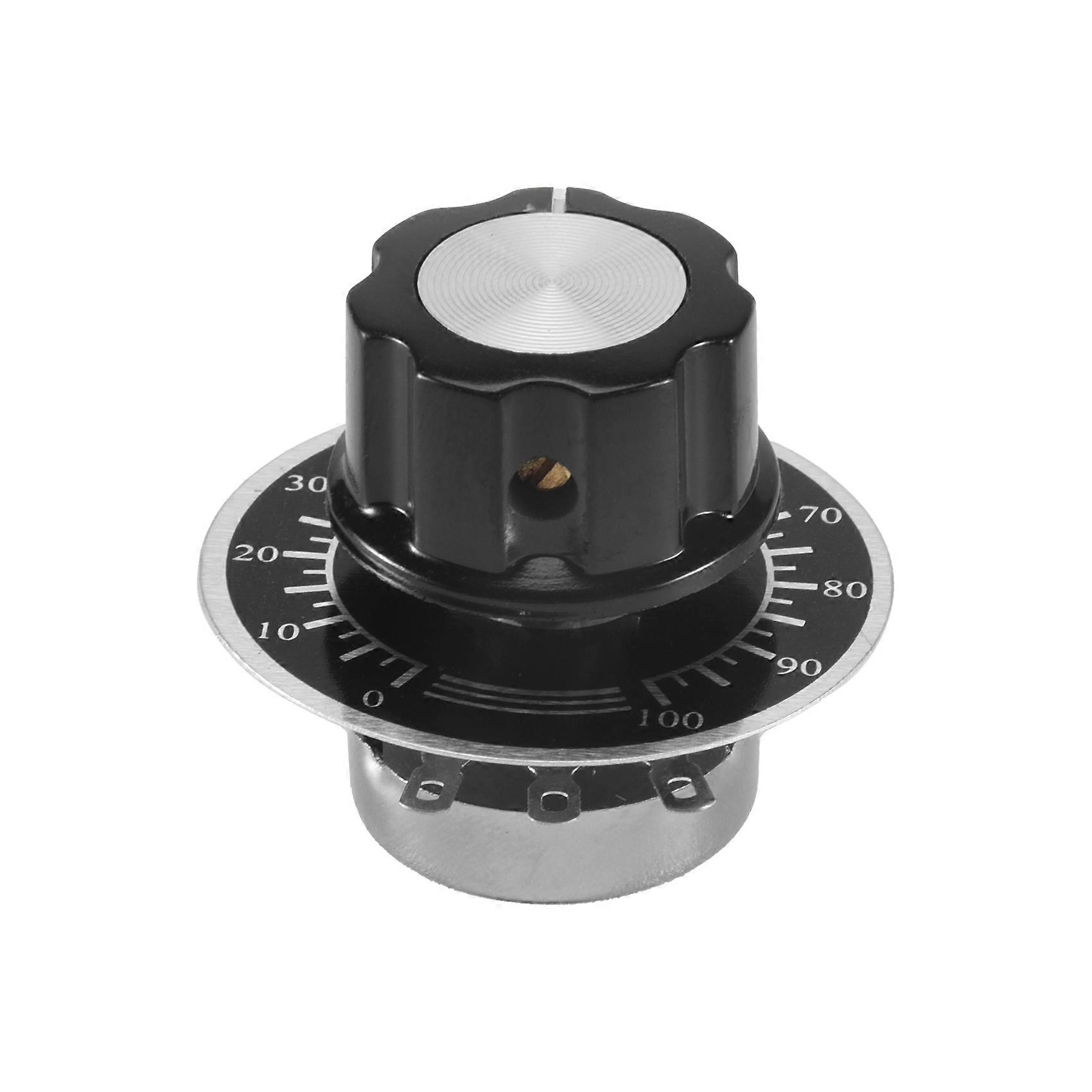 Potentiomètre Rotatif Cône Carbone avec Diamètre avec Bouton, RV24YN 20S B502 5K Ohm