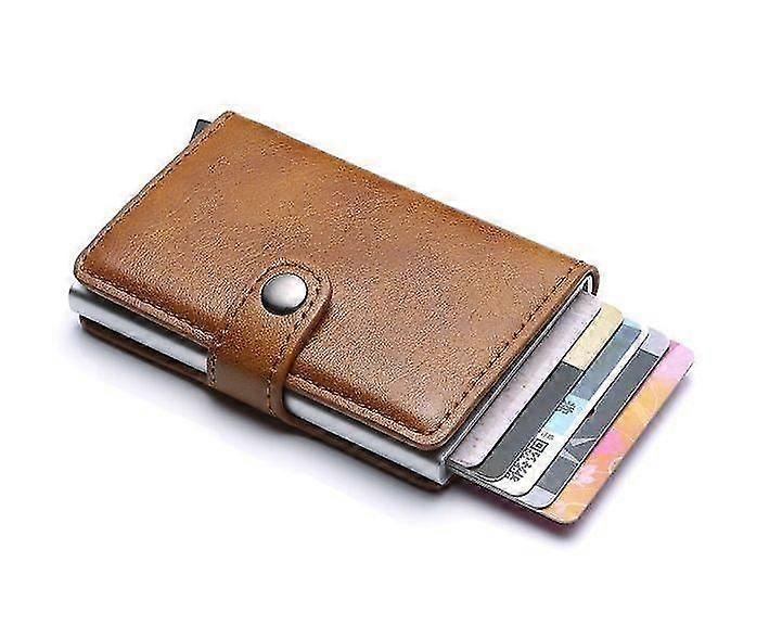 8 slot RFID protected card holder with NFC security
