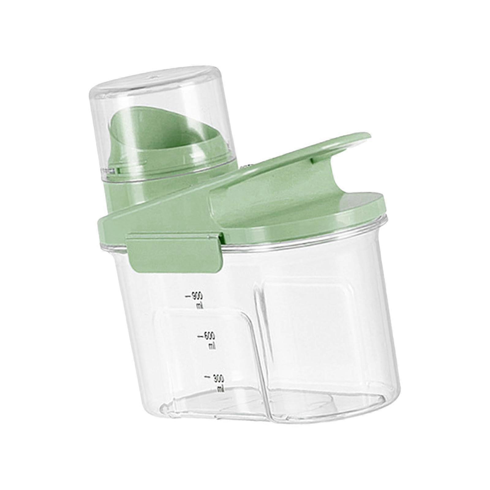 Rice Storage Container 1.2L Airtight Seal Lock with Handle, Clear Cereal and Dry Food Dispenser