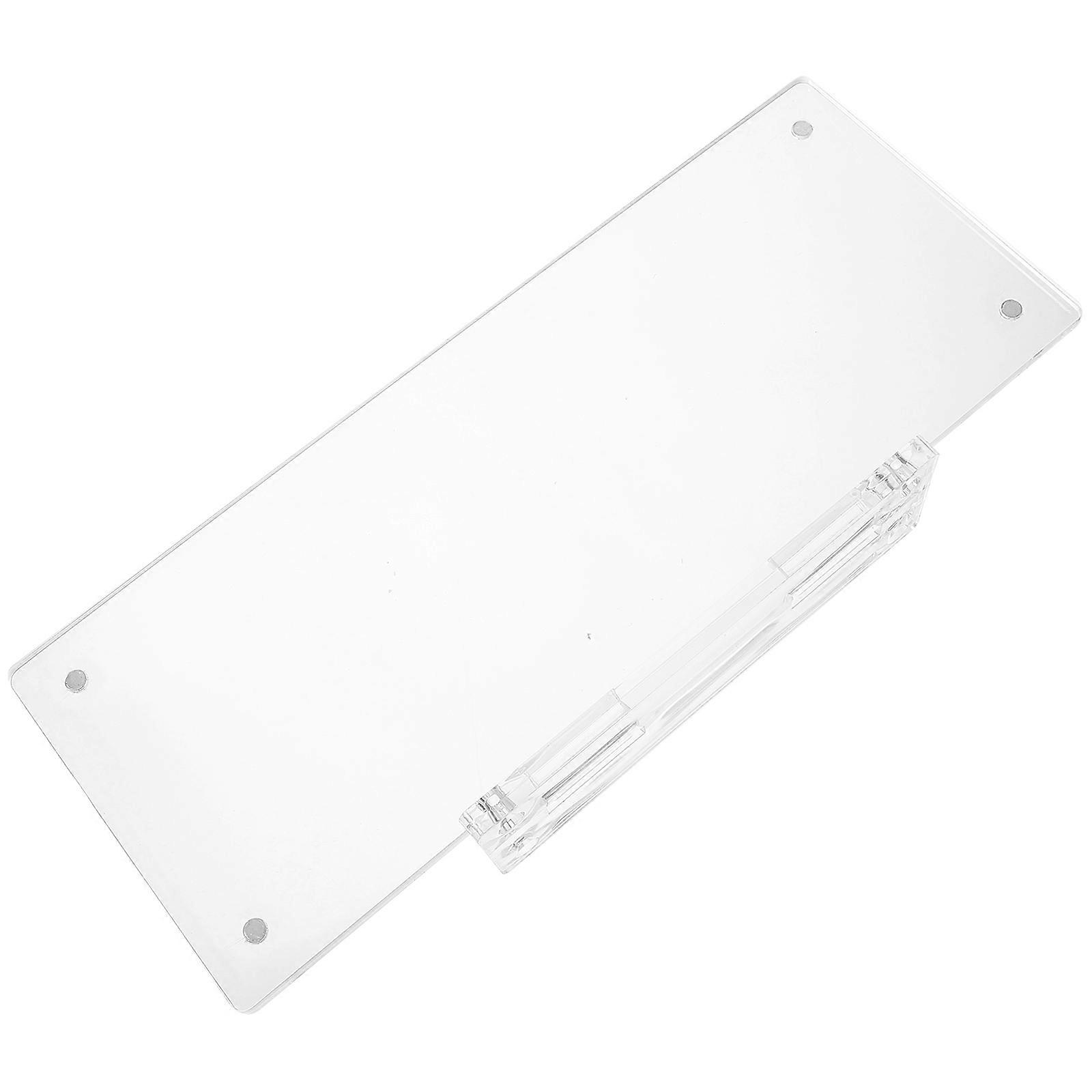 Clear Acrylic Door Sign for Office Informative Use 2Pcs Set