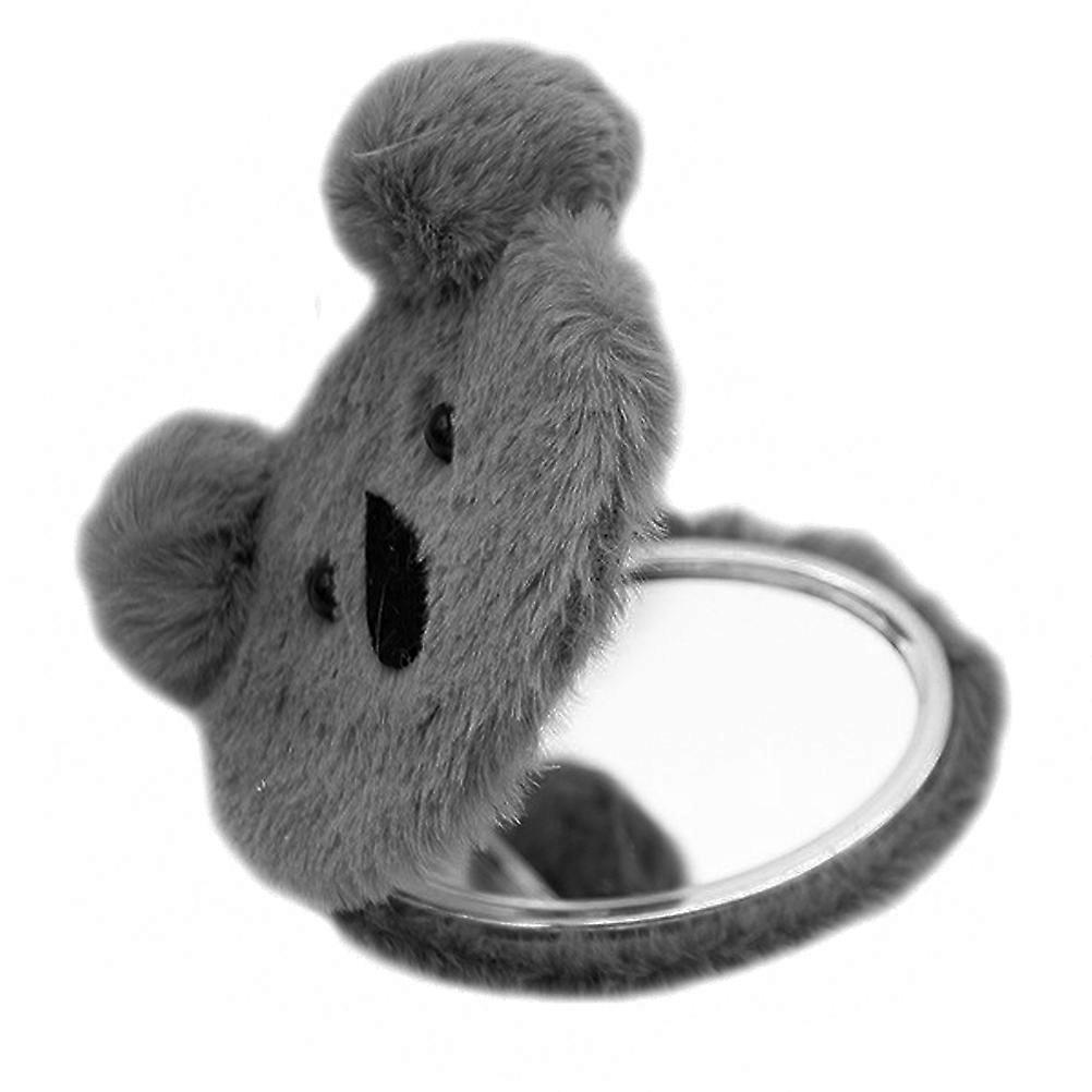 Pocket Makeup Mirror for Girls Koala Plush Compact Double Sided Mirror