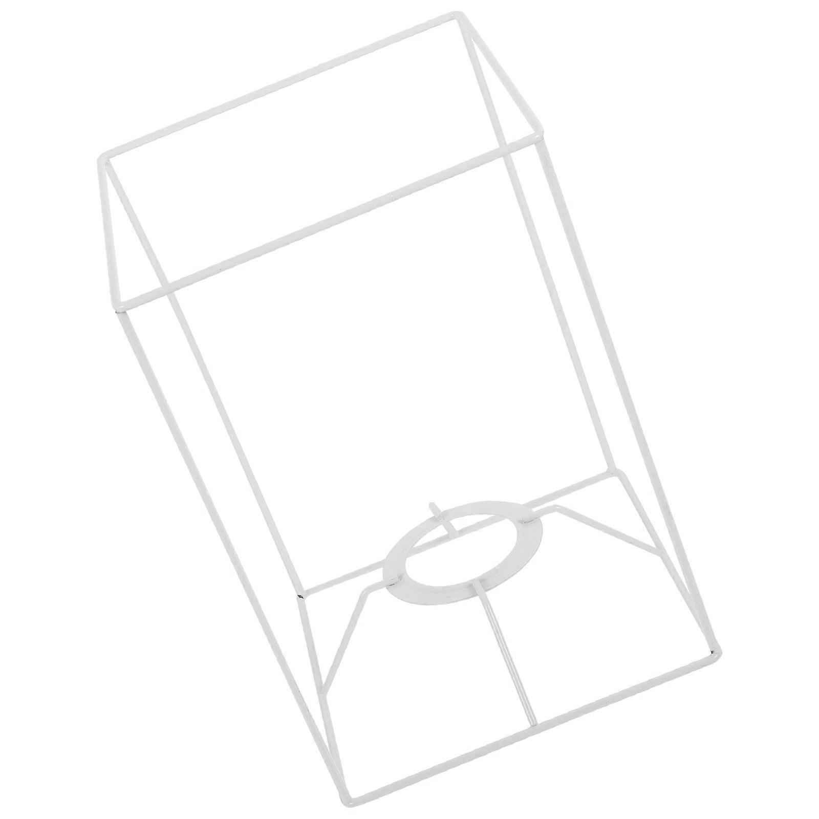 Iron Lampshade Frame Square Table Lampshade Frame Rust Resistance Practical For Diy Enthusiasts 1Pack